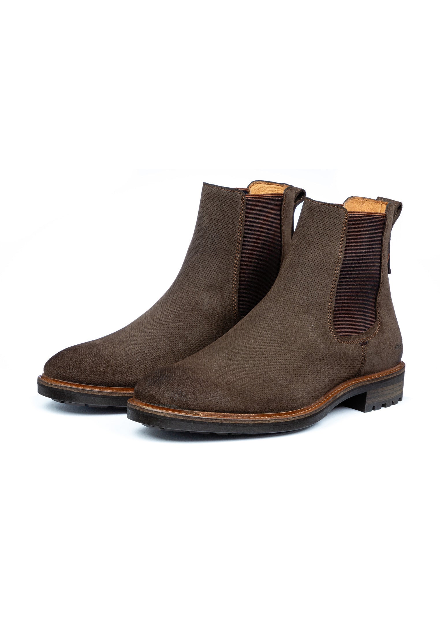T-moro braune Wildleder Rigi Chelsea Boot