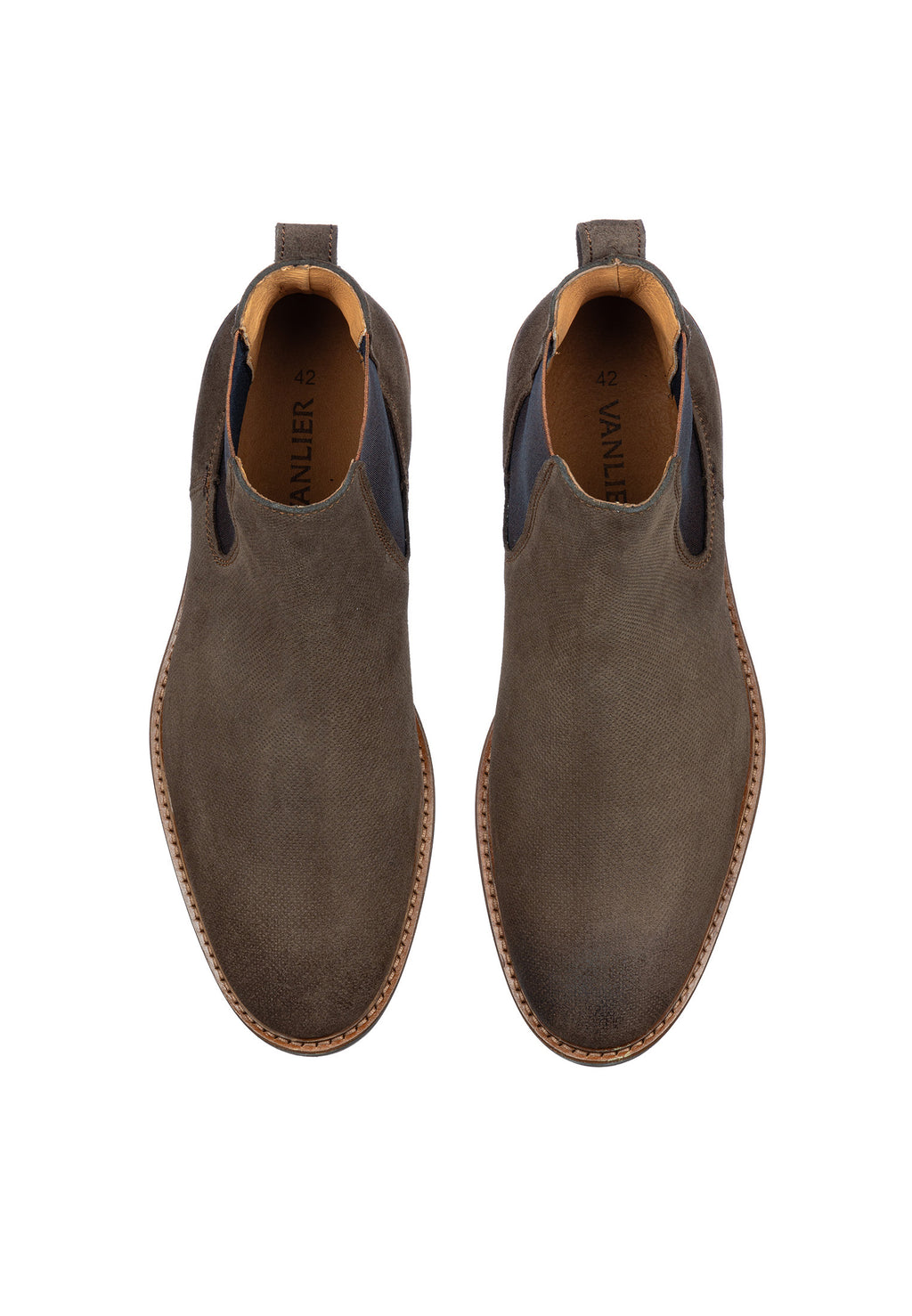 T-moro braune Wildleder Rigi Chelsea Boot