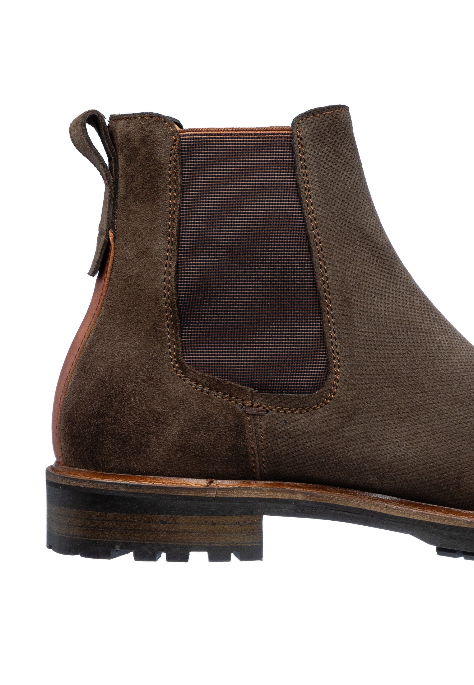 T-moro braune Wildleder Rigi Chelsea Boot