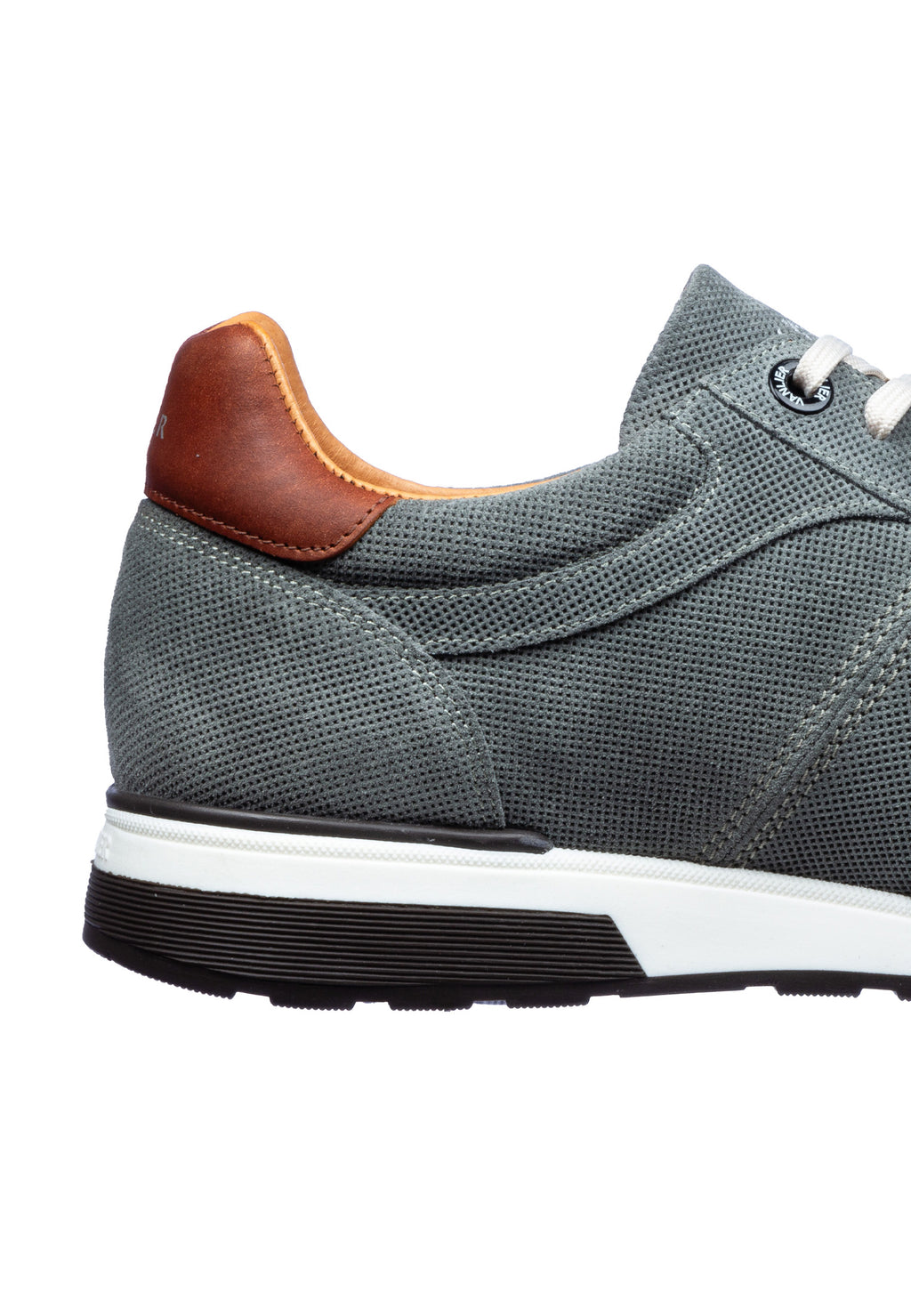 Graublauwe suède Positano sneaker