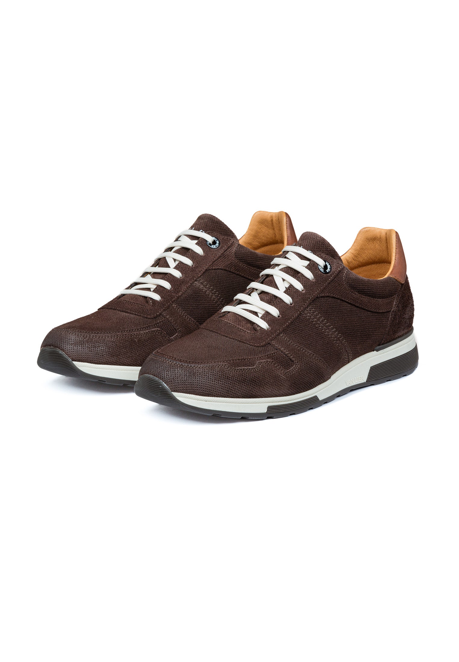 Testa di Moro bruin suède Positano sneaker