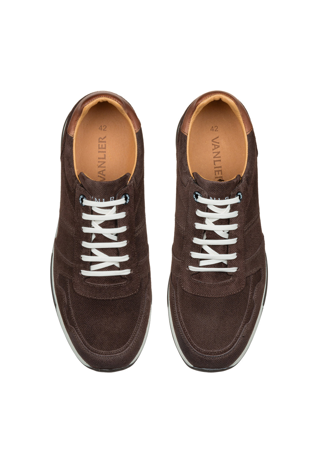 Testa di Moro bruin suède Positano sneaker