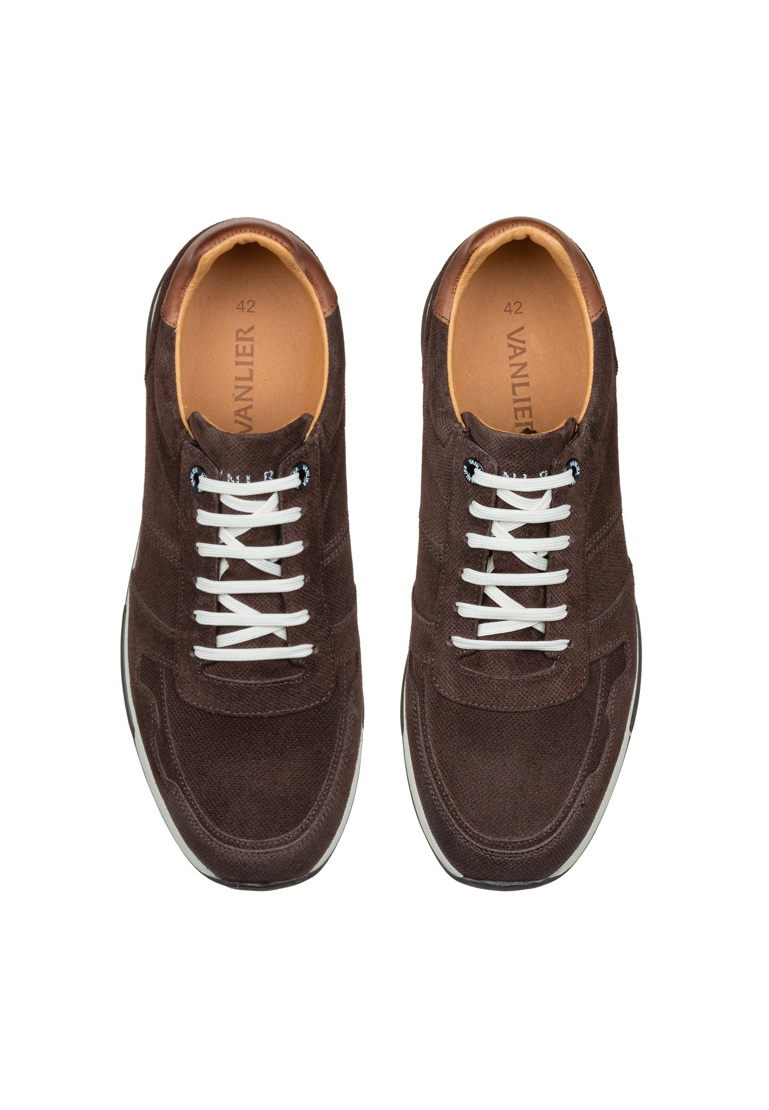 Testa di Moro bruin suède Positano sneaker