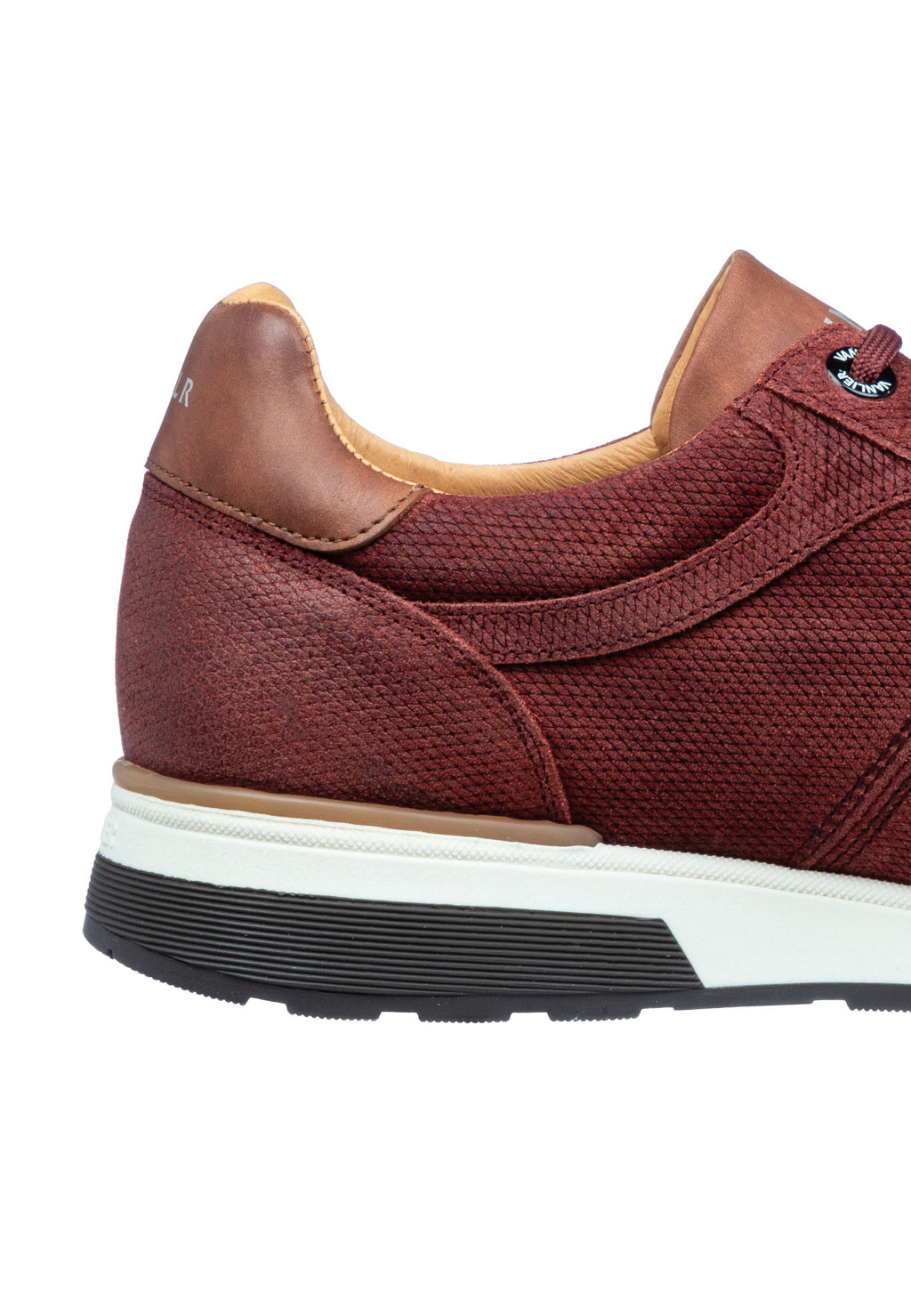 Bordo rotes Wildleder Positano Sneaker