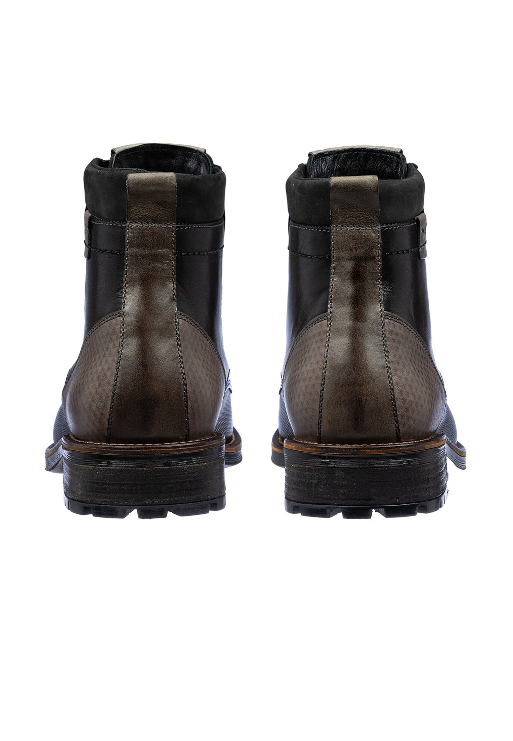 Schwarzer Glattleder-Fritz-Boot