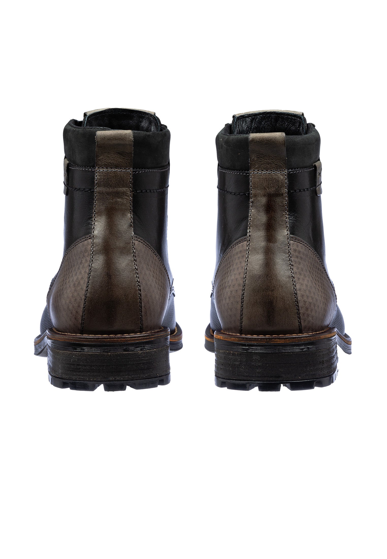 Schwarzer Glattleder-Fritz-Boot