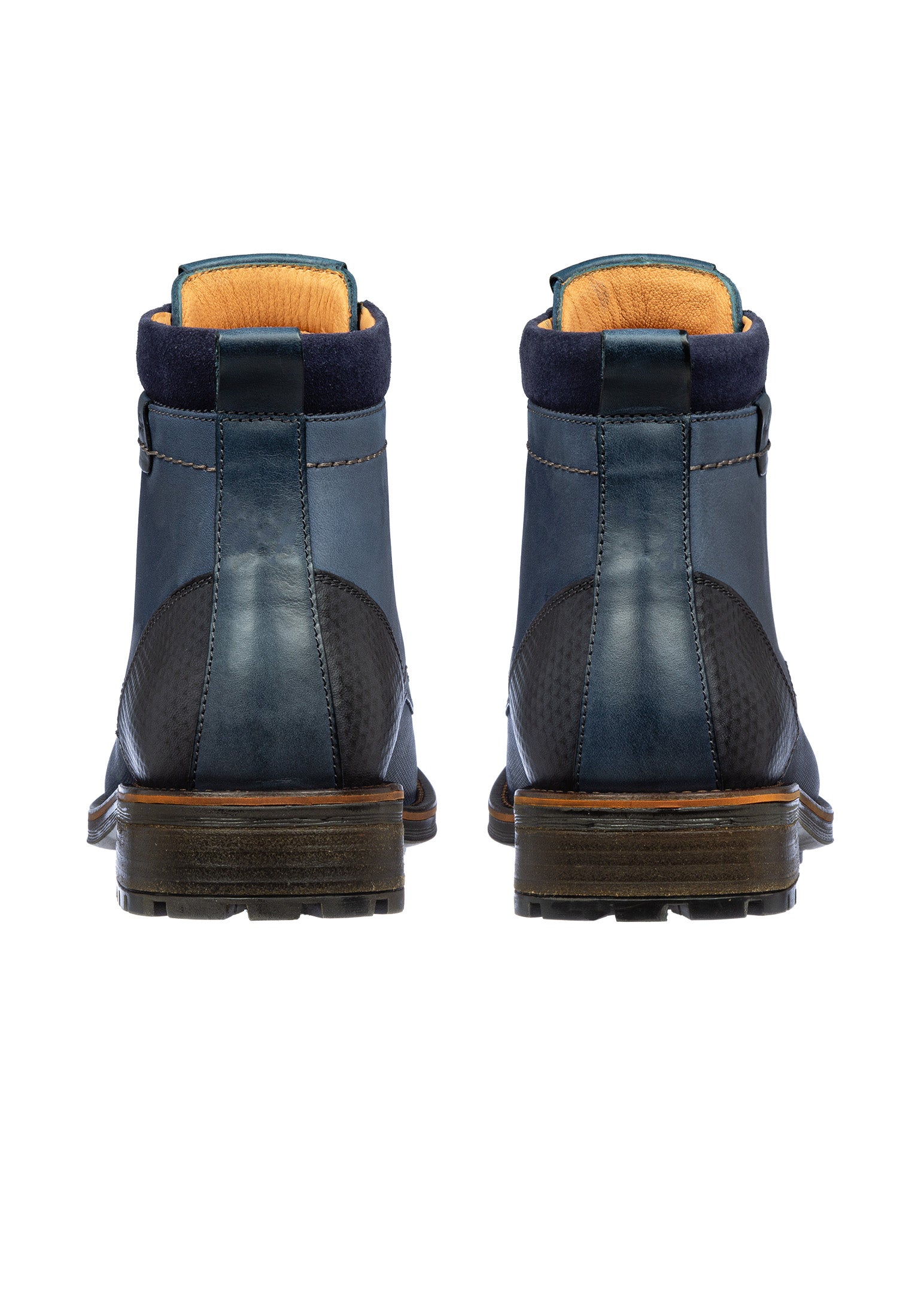 Blauer Nubuk Fritz Boot