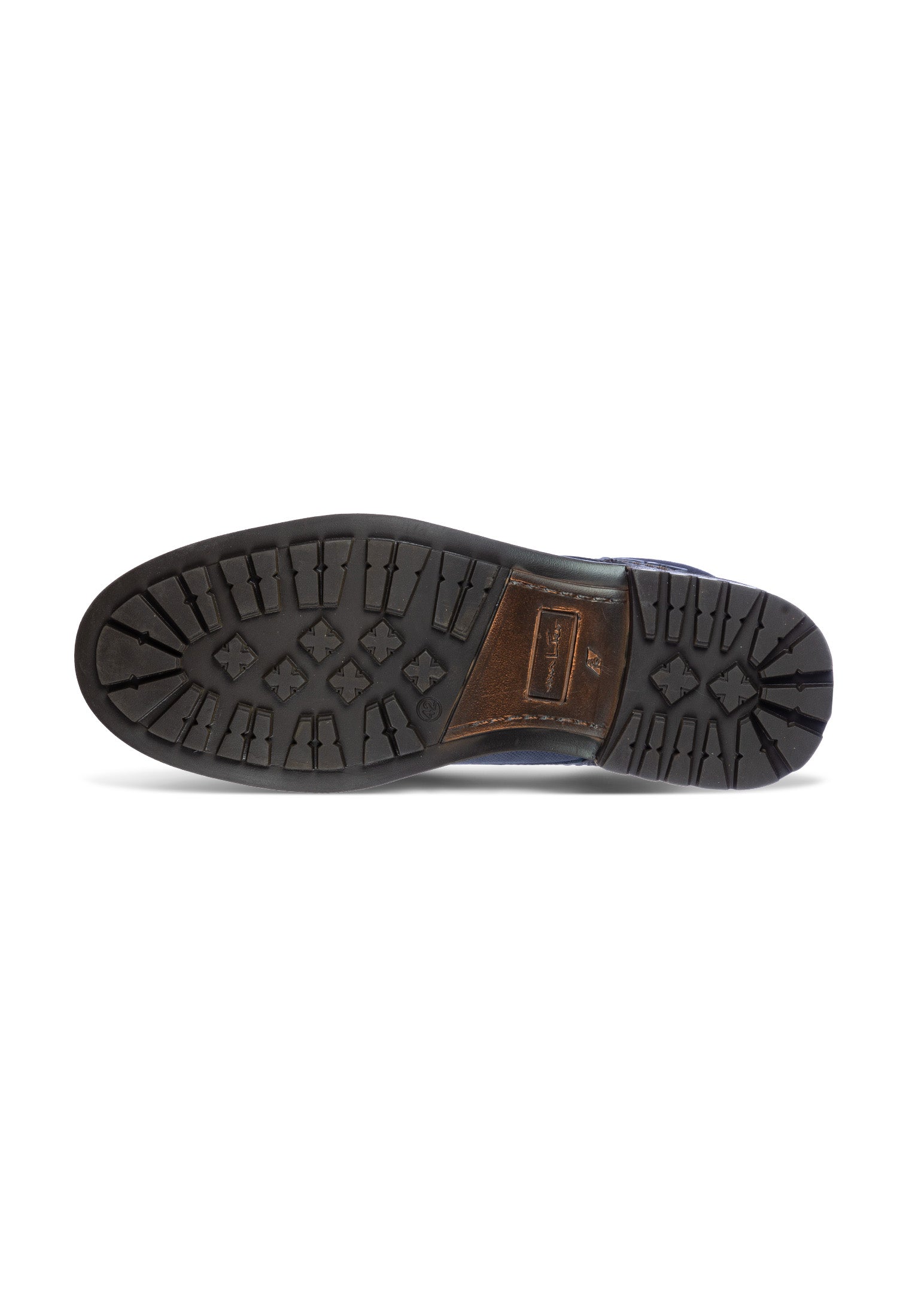Blauer Nubuk Fritz Boot