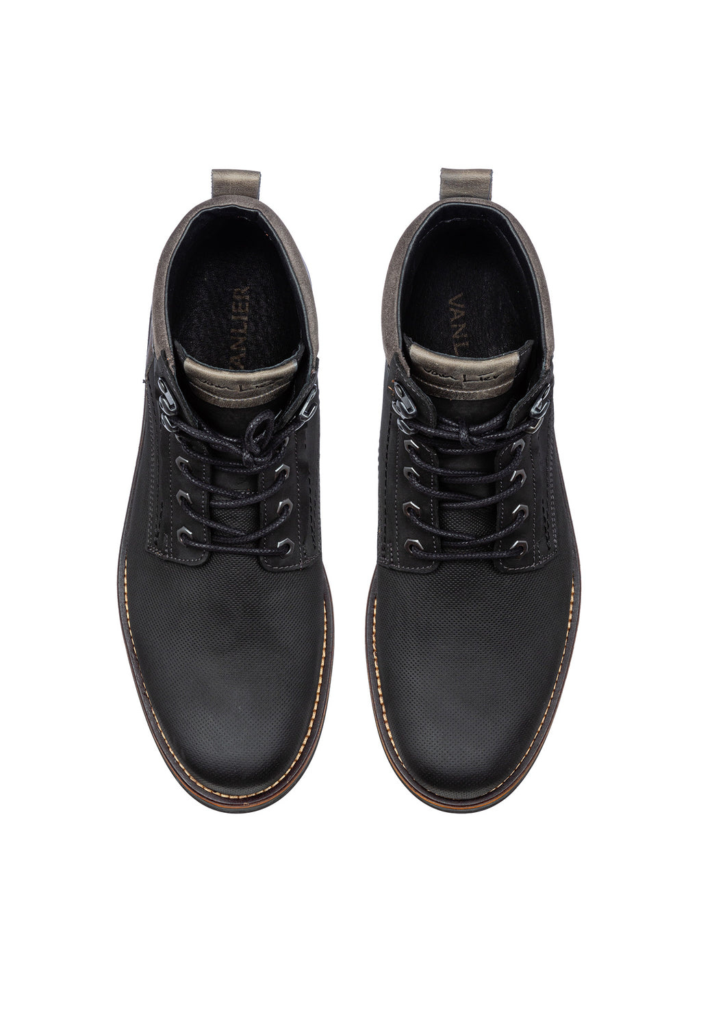 Schwarzer Nubuk Fritz Boot