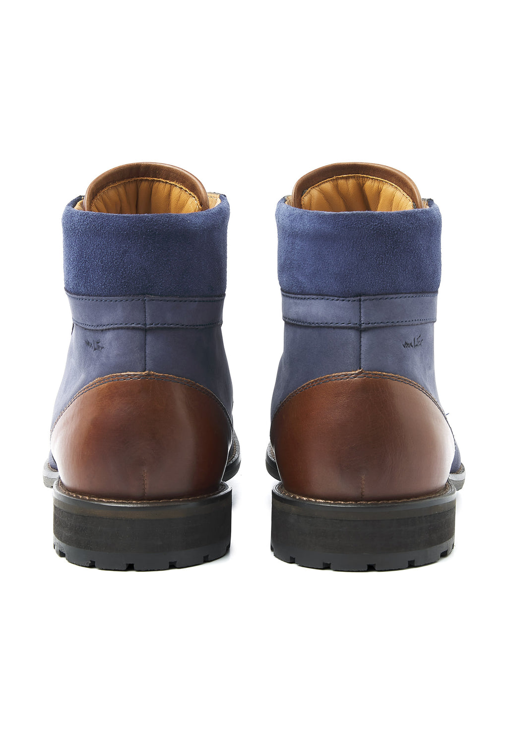 Blauw nubuck Henry boot