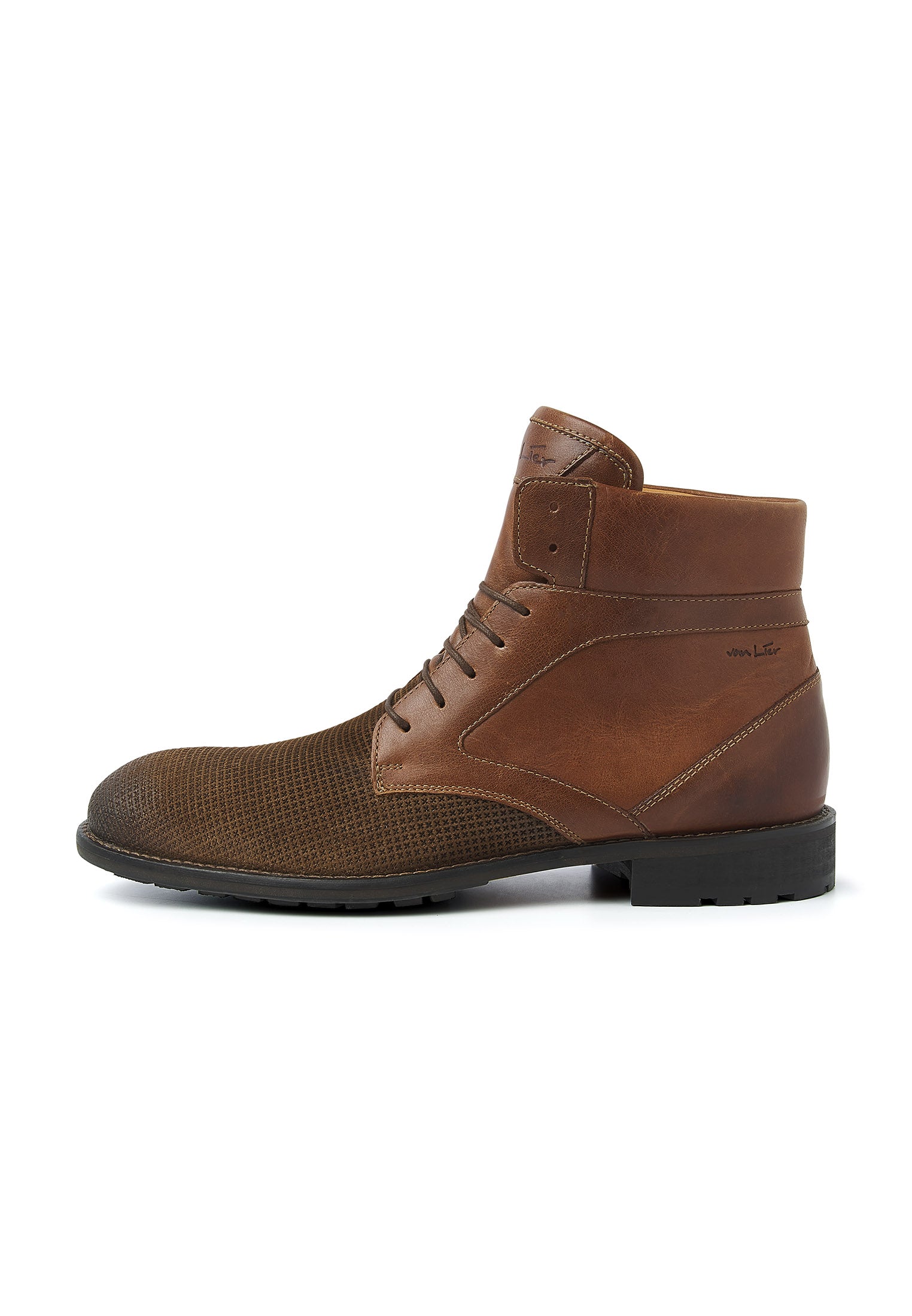 Roest cognac suède Henry boot