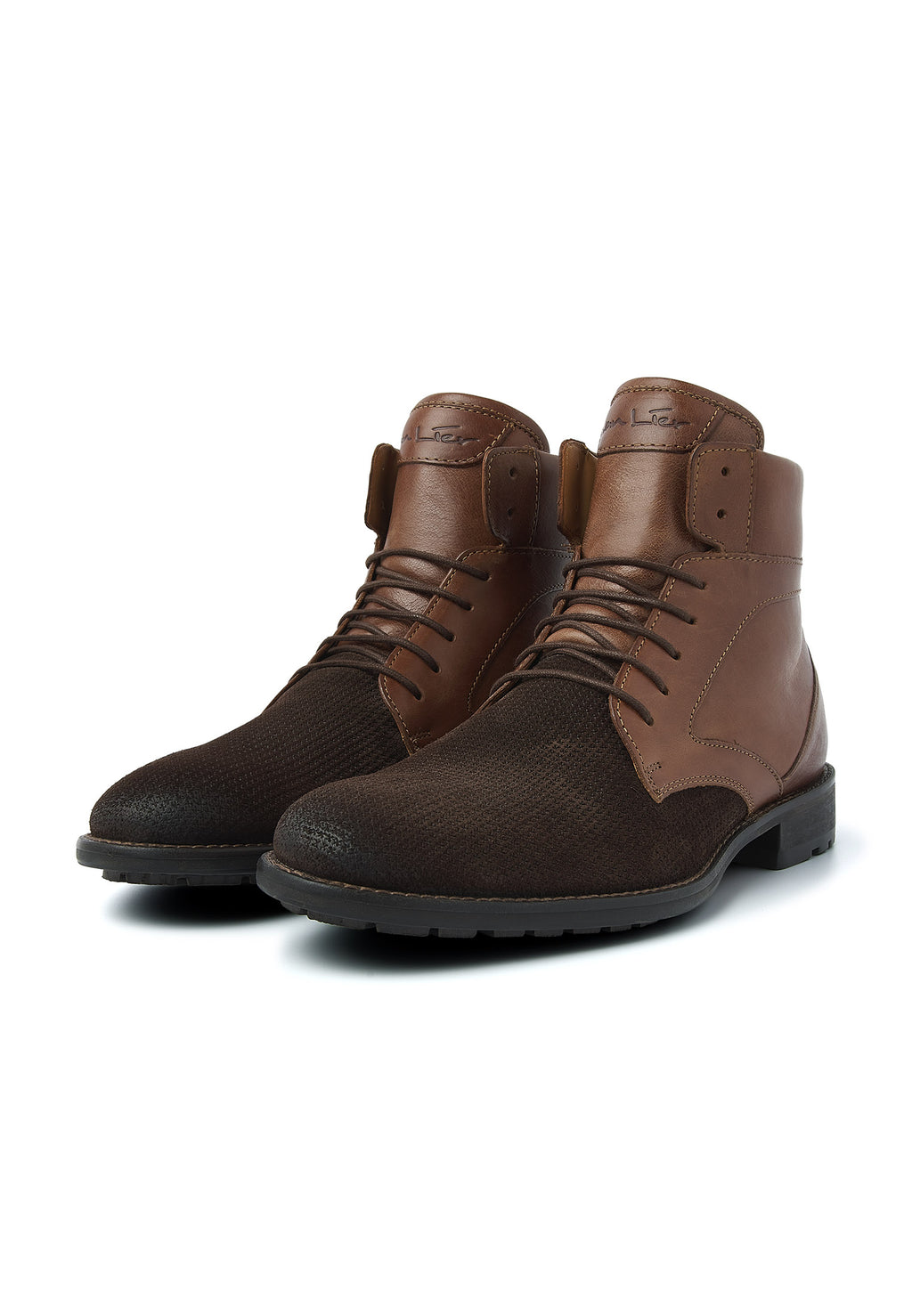 Cognac bruin combi Henry boot