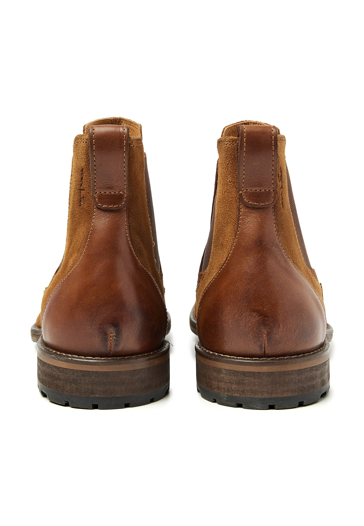 Cognac suède Henry chelsea boot