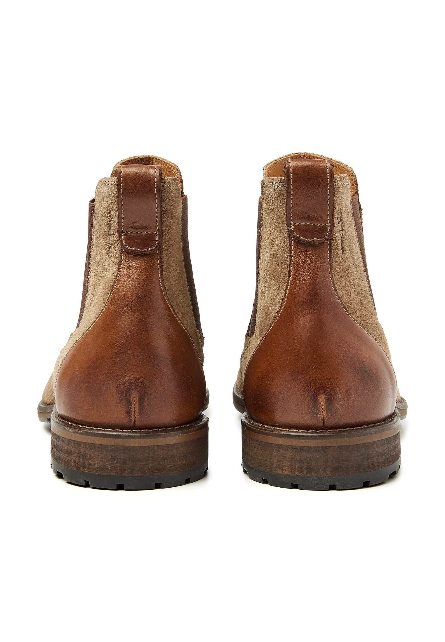 Taupe Wildleder Henry Chelsea Boot