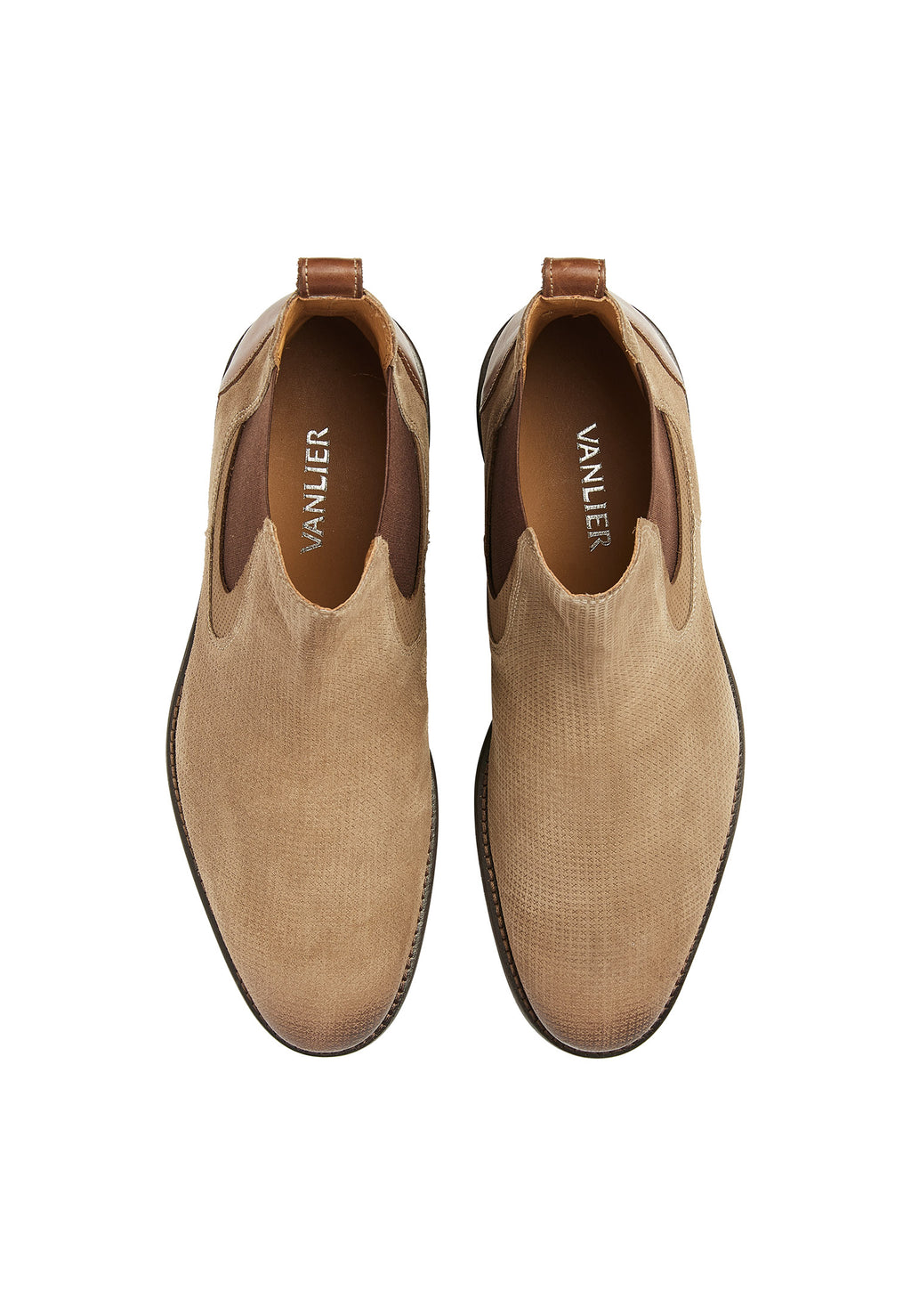 Taupe Wildleder Henry Chelsea Boot