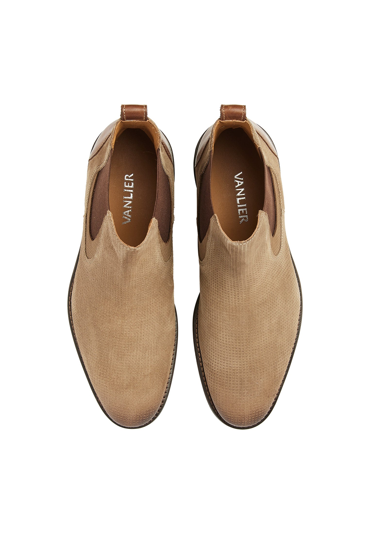 Taupe Wildleder Henry Chelsea Boot