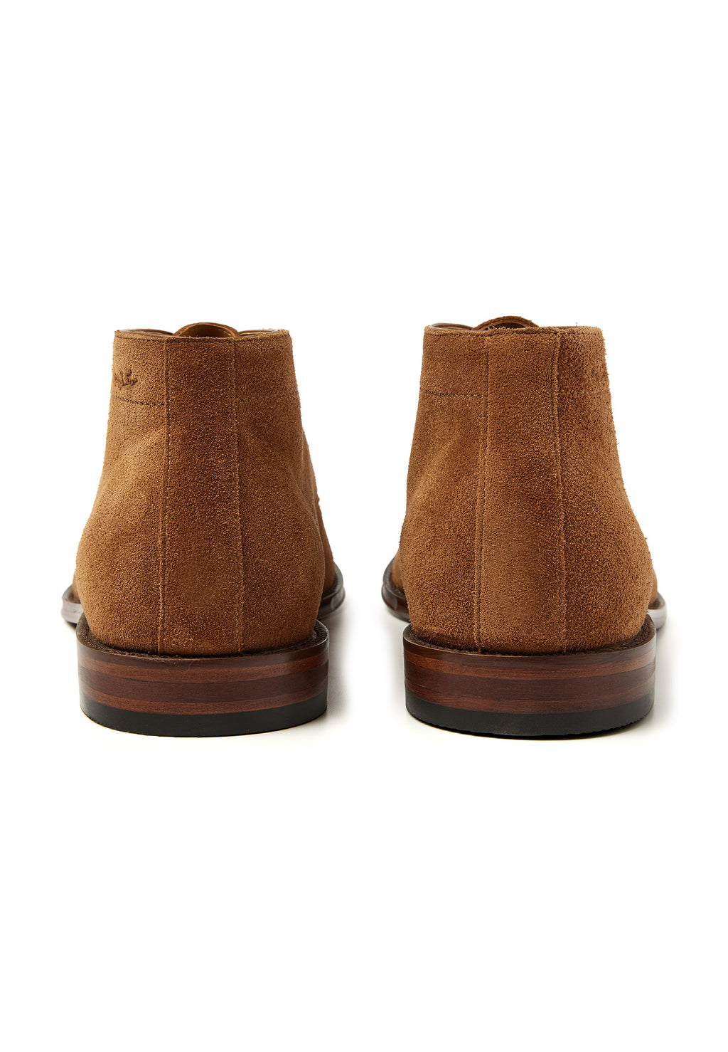 Cognac Wildleder Madison halbhoher Schnürschuh