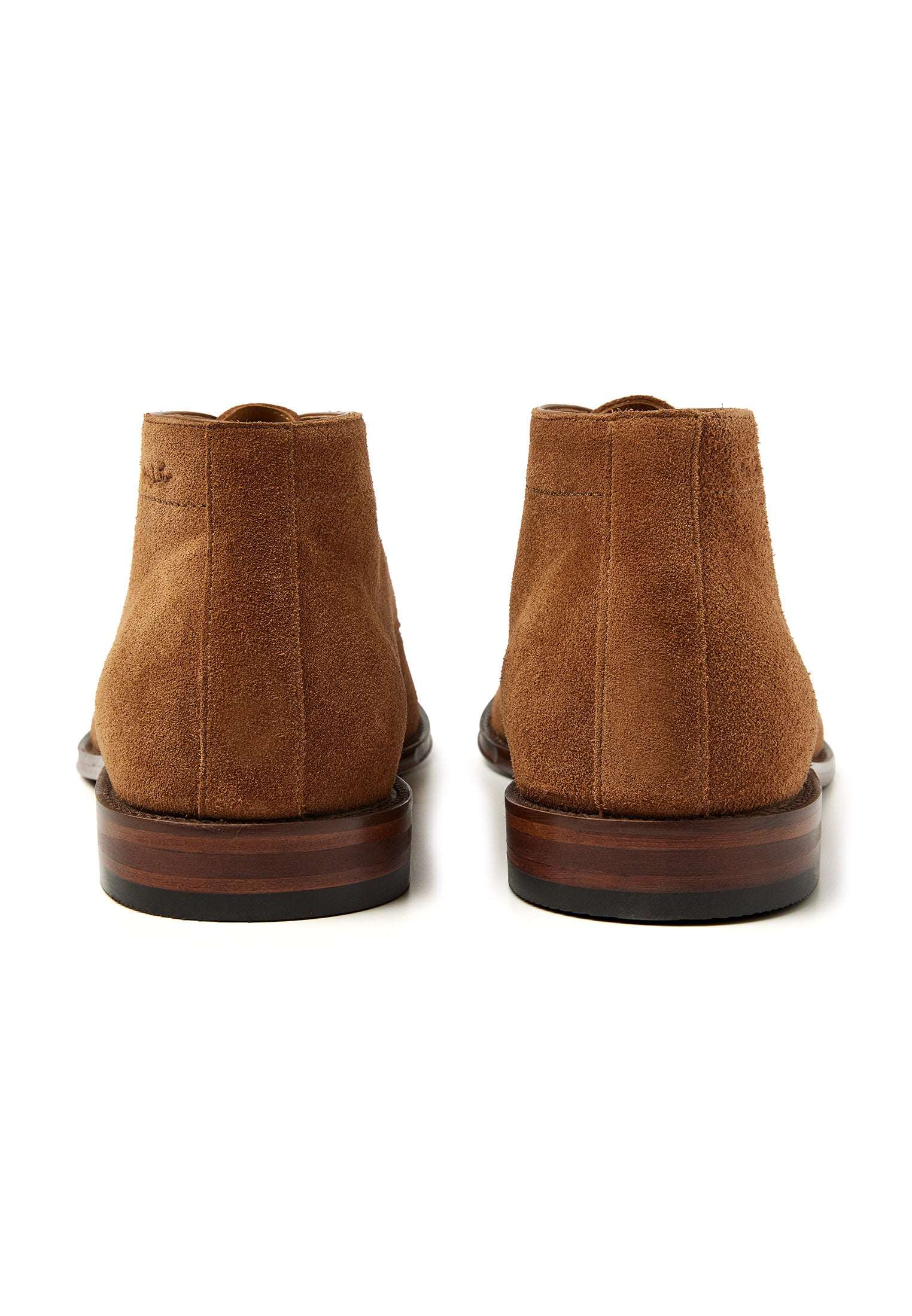 Cognac Wildleder Madison halbhoher Schnürschuh