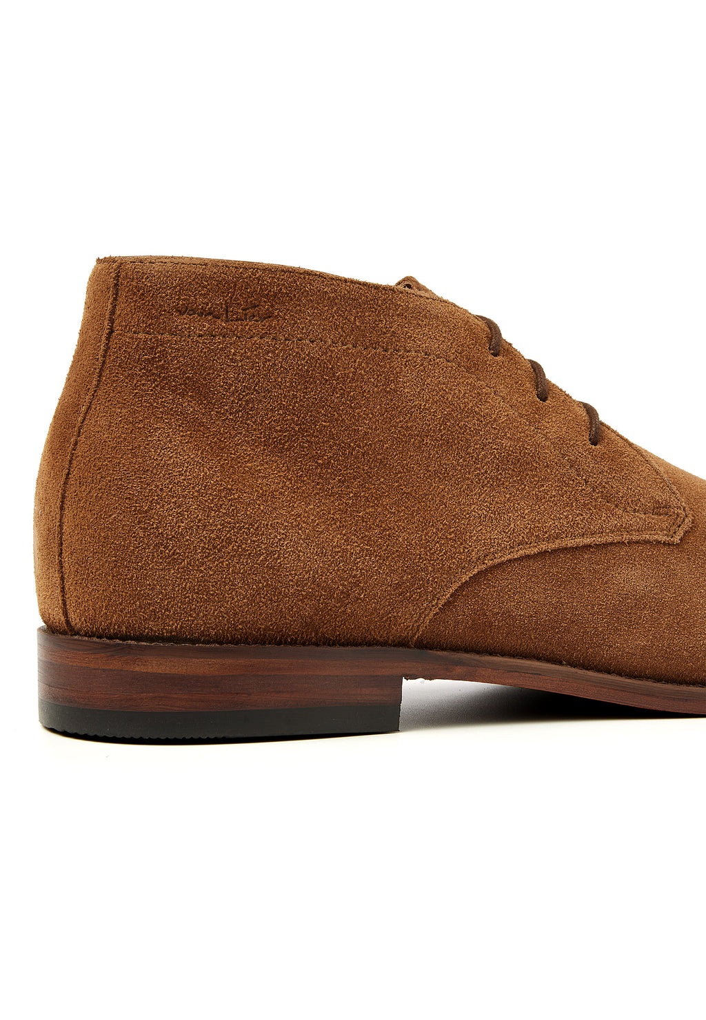 Cognac Wildleder Madison halbhoher Schnürschuh