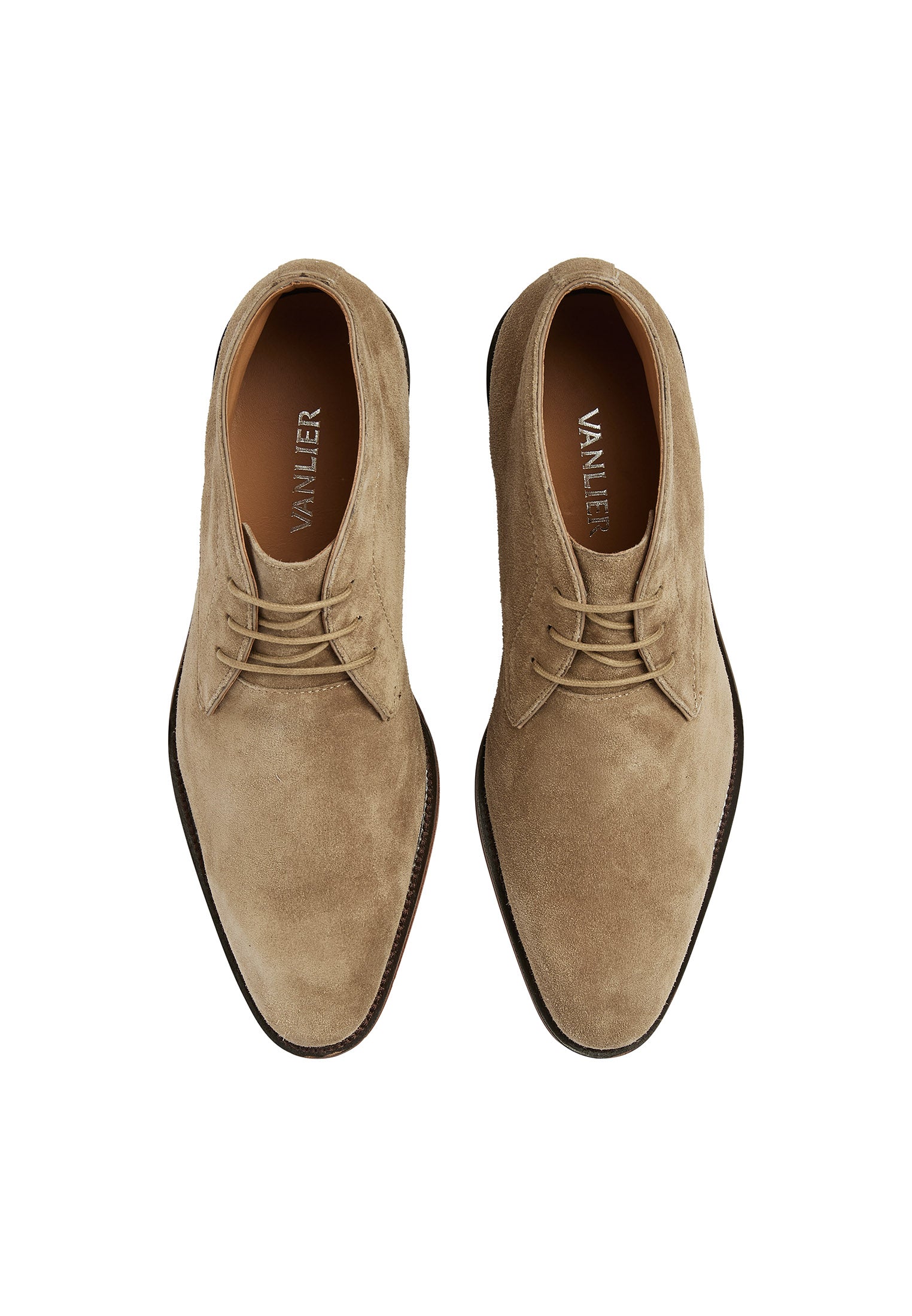 Taupe Wildleder Madison halbhoher Schnürschuh