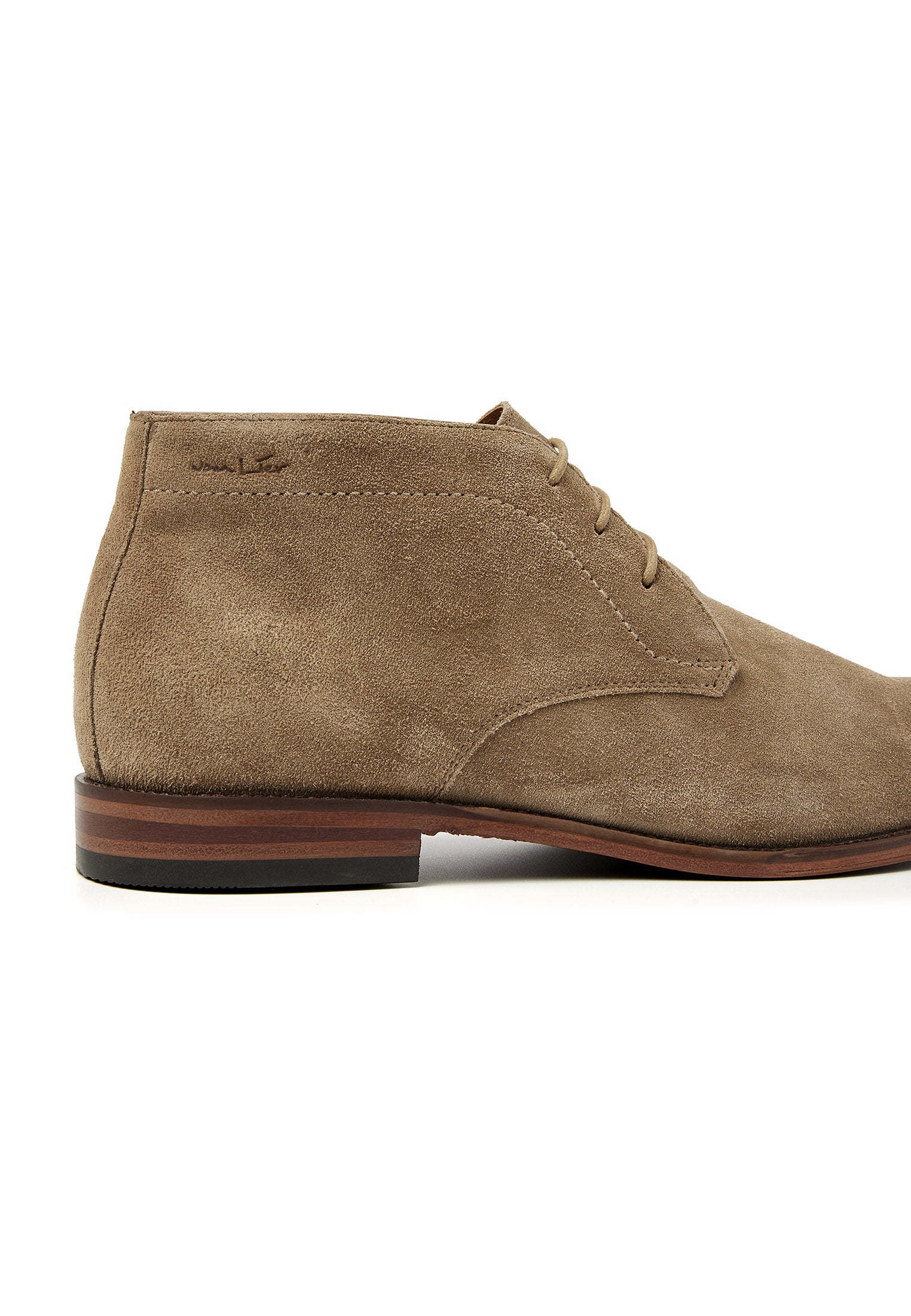 Taupe Wildleder Madison halbhoher Schnürschuh