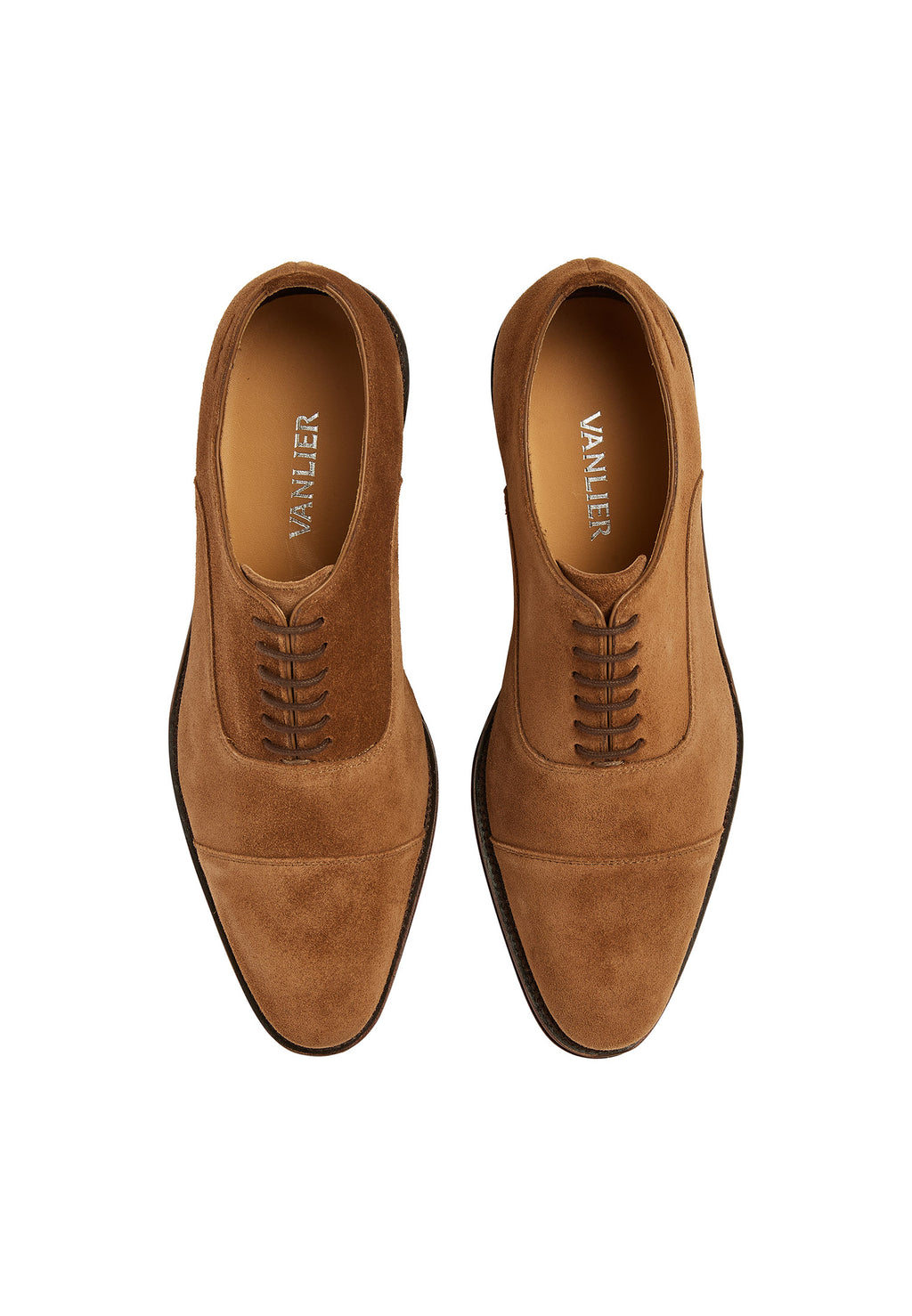 Cognac Wildleder Madison Schnürschuh