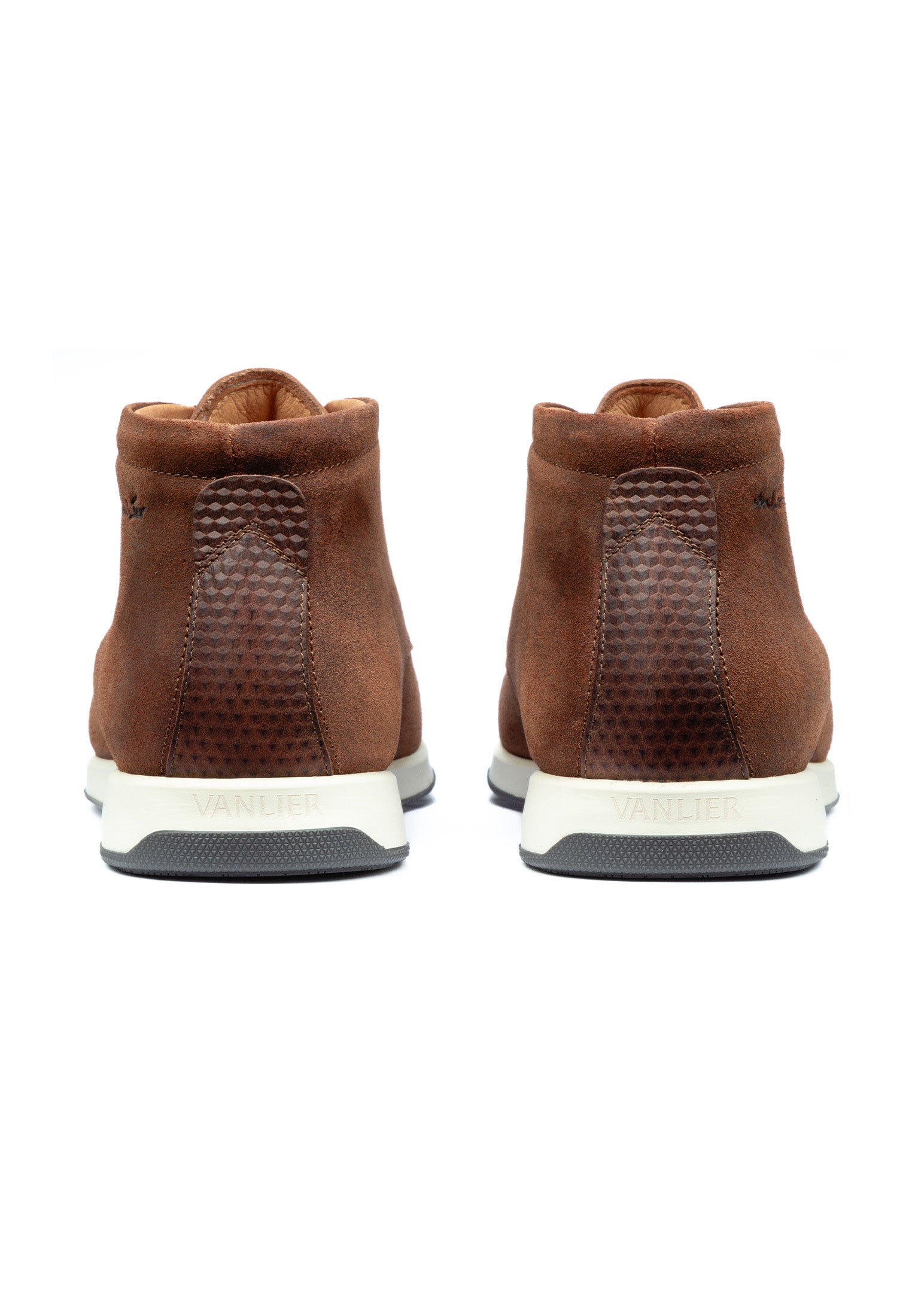 Roest cognac suède Ticino halbhoge veterschoen