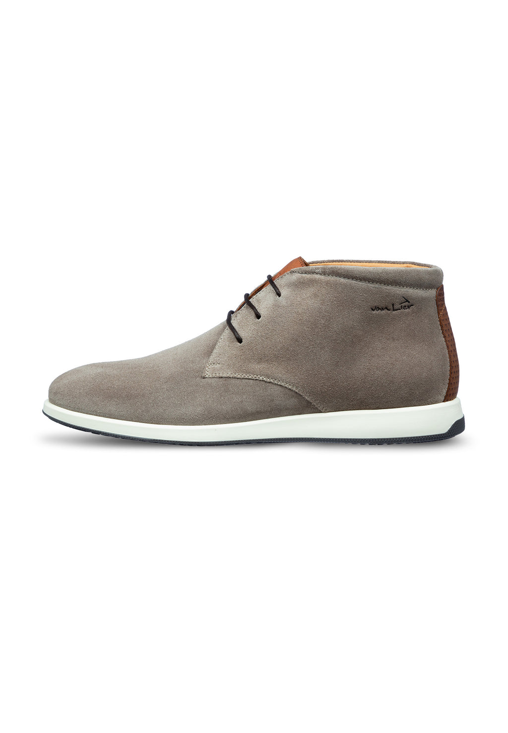 Taupe Wildleder Ticino halbhoher Schnürschuh