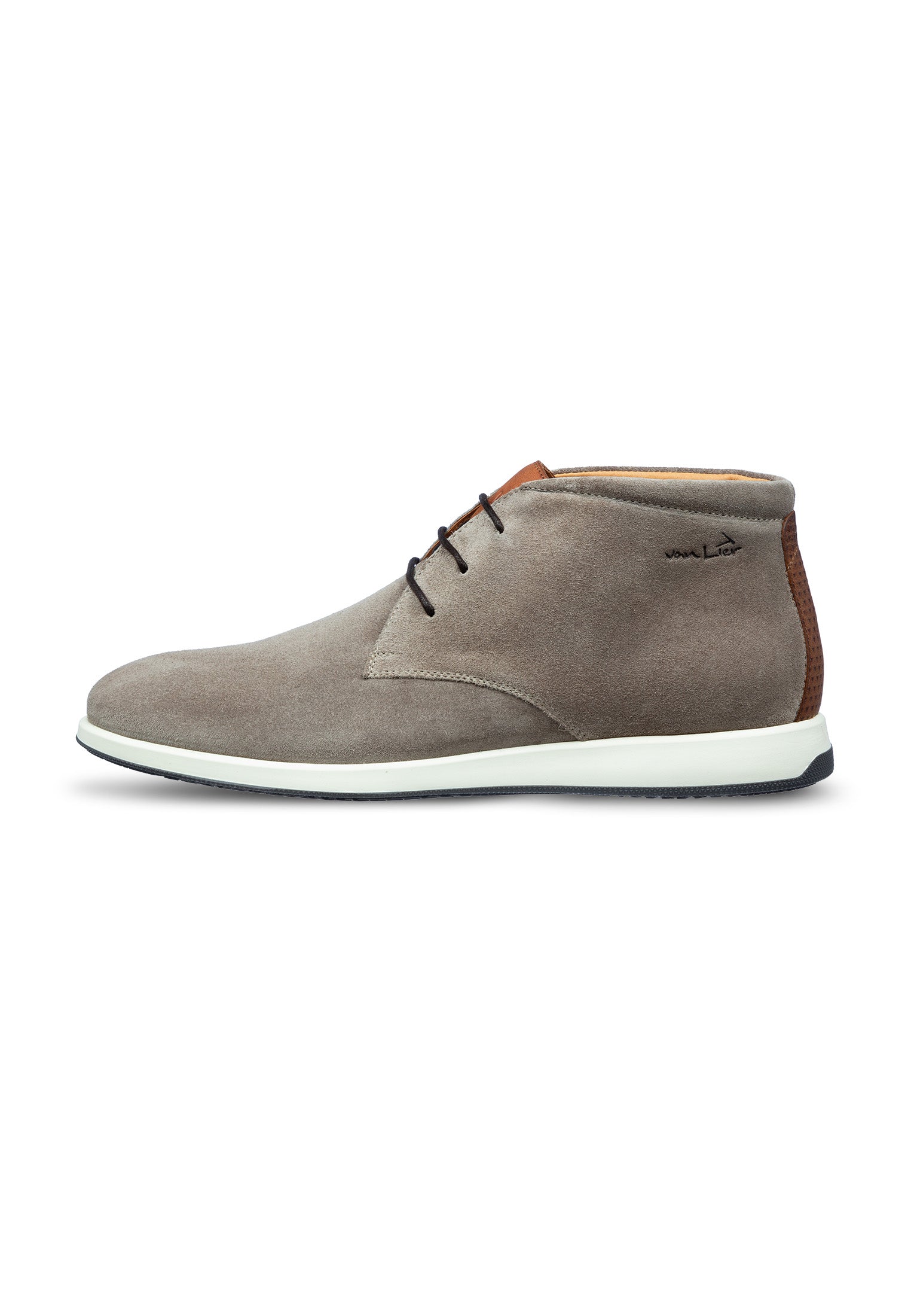 Taupe Wildleder Ticino halbhoher Schnürschuh
