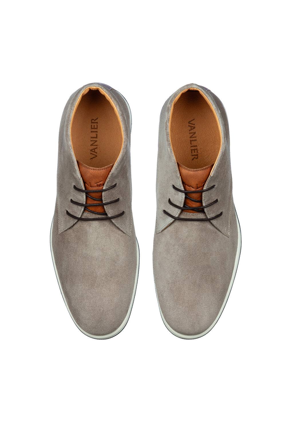 Taupe Wildleder Ticino halbhoher Schnürschuh