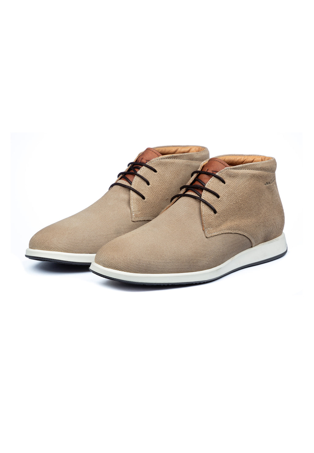 Hell Taupe Ticino halbhoher Schnürschuh