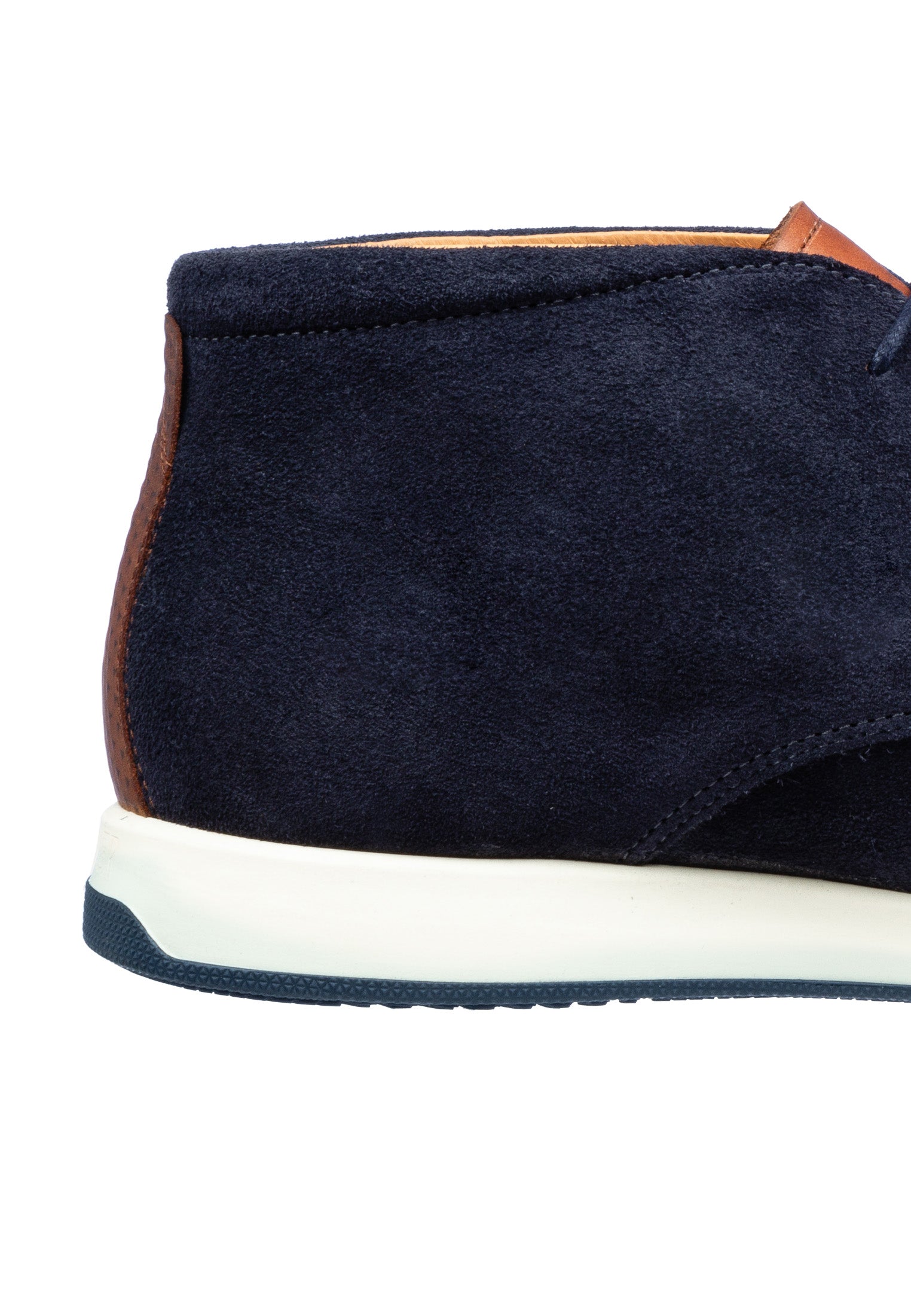 Blaues Wildleder Ticino Schnürschuh