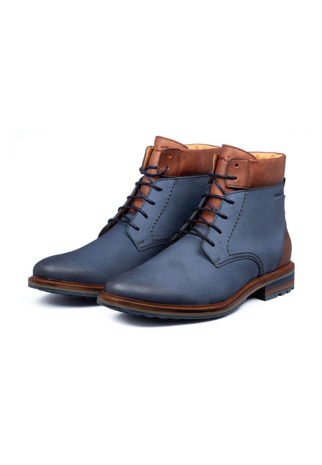 Blauw Nubuck Monti boot