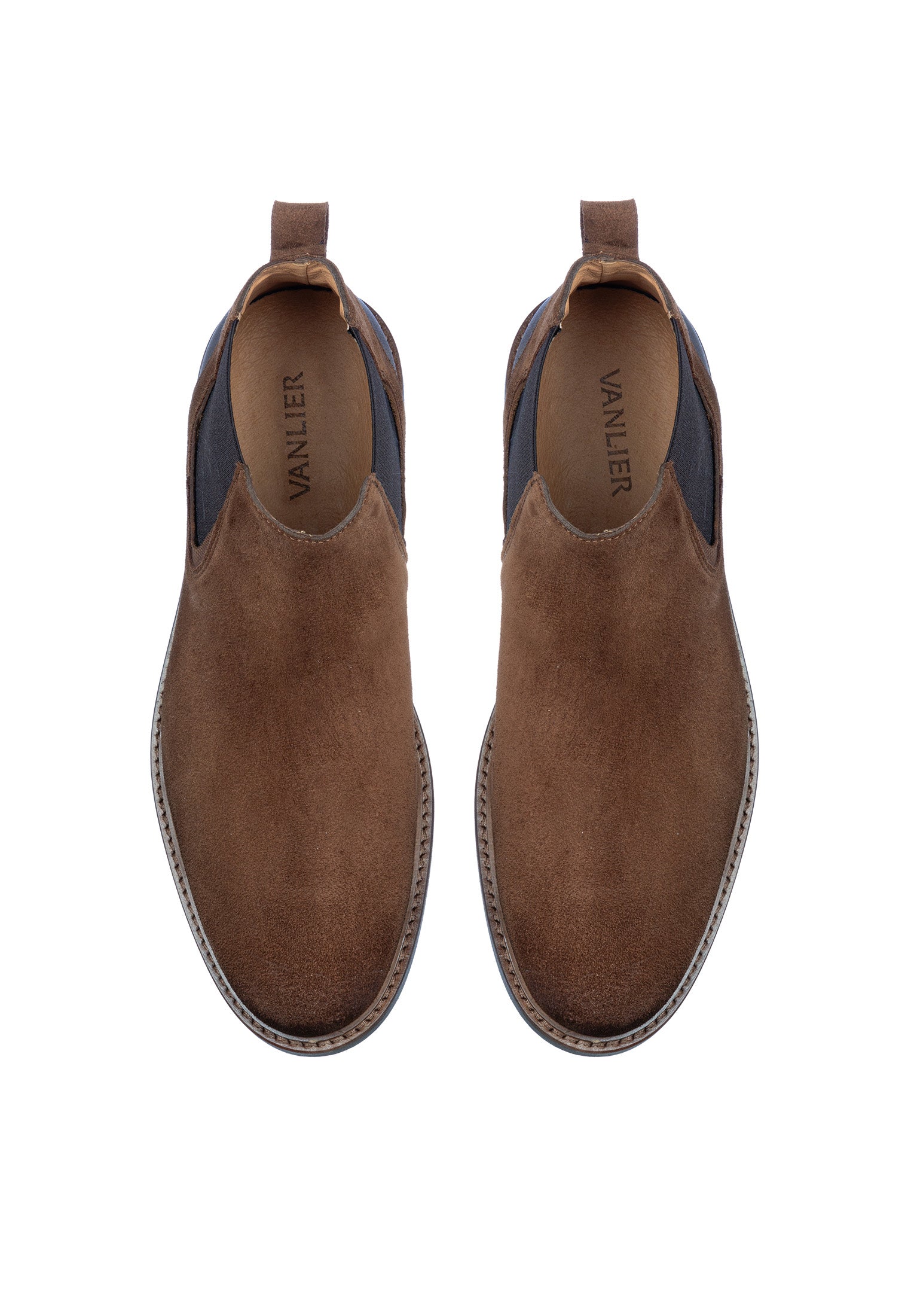 Roest Cognac suède Monti loafer