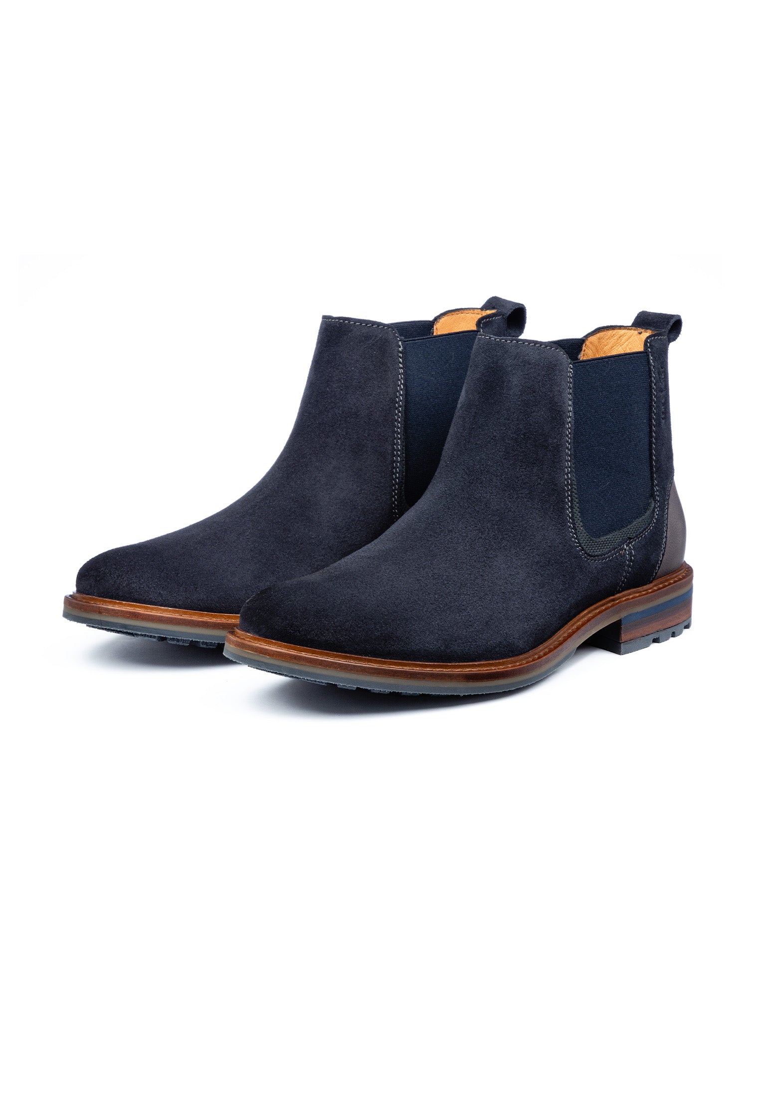 Navy Wildleder Monti Chelsea Boot