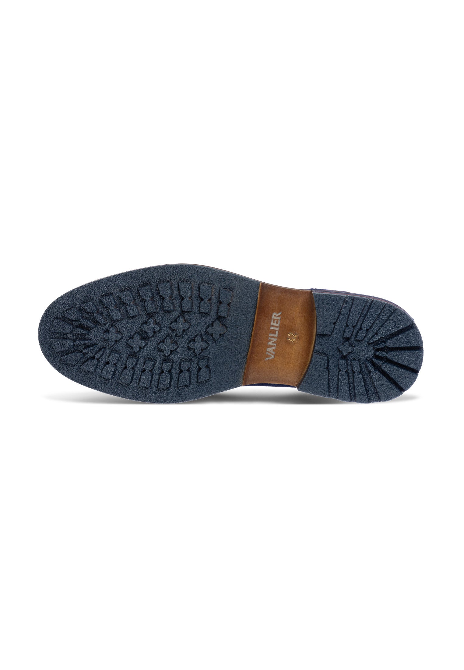 Blauer Wildleder-Loafer