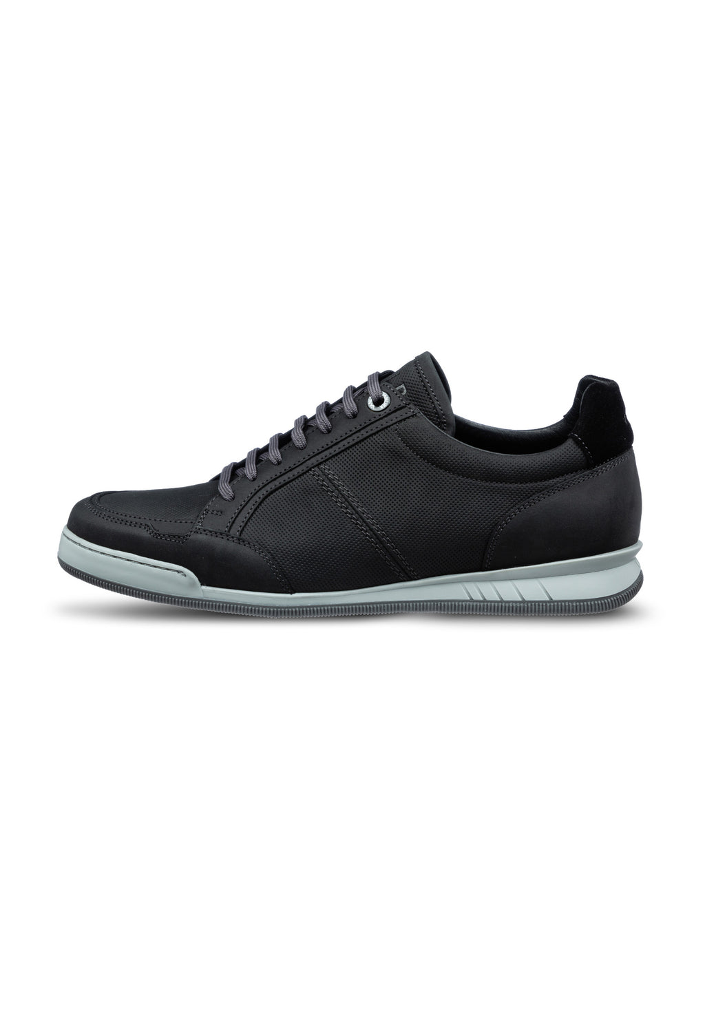 Schwarzer Nubuk Magnus Sneaker