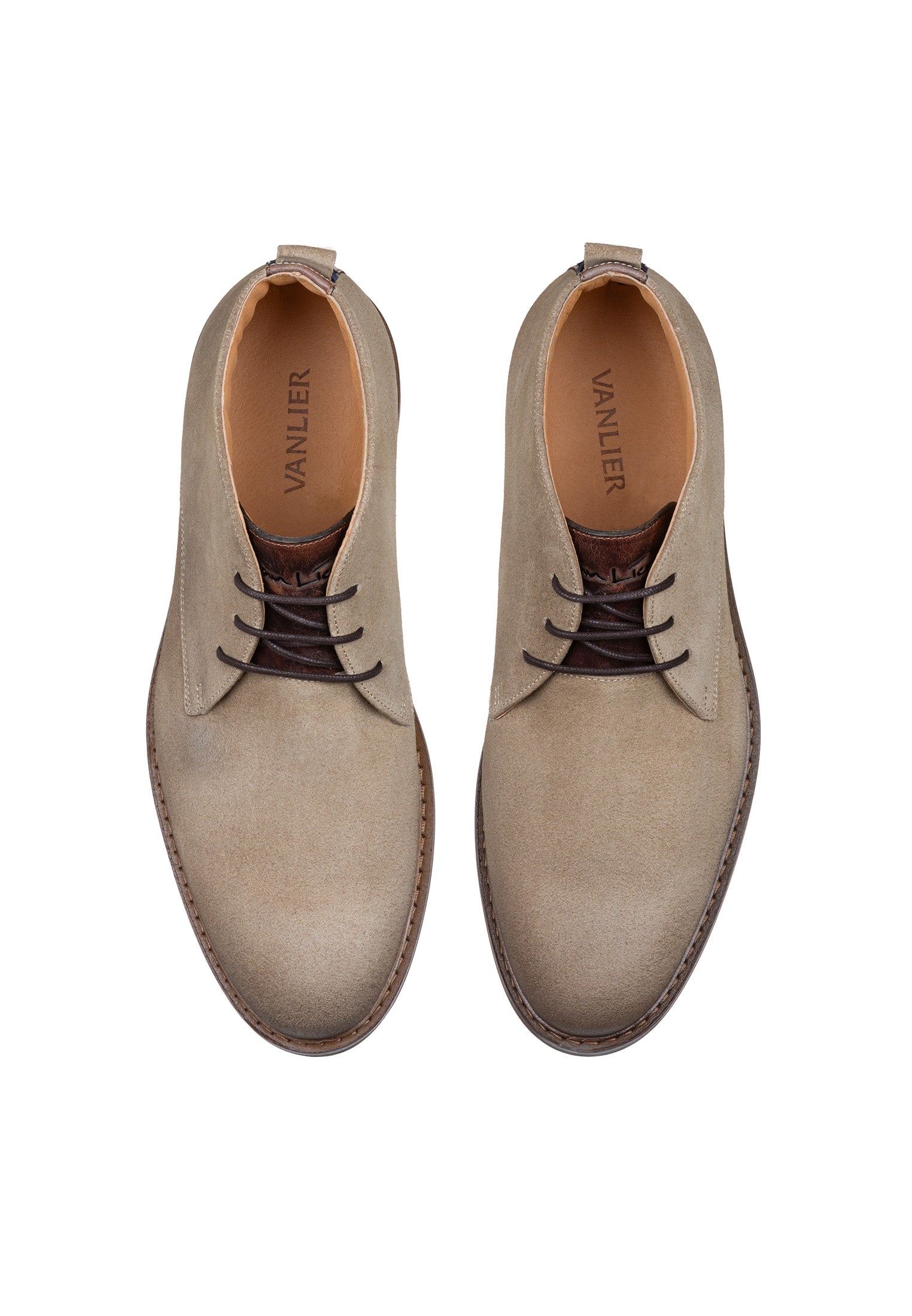 Taupe Wildleder Boston Boot