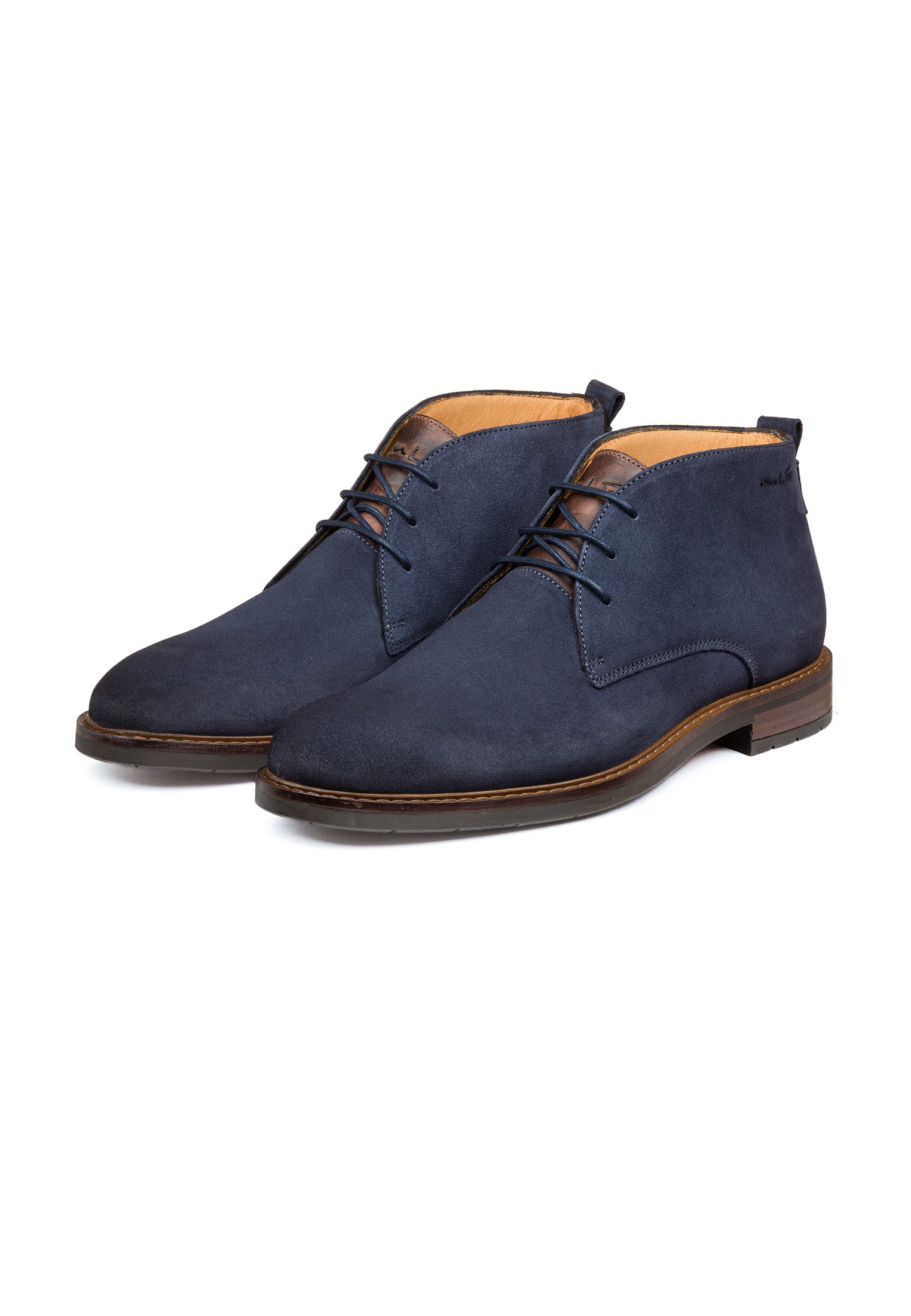 Navy Wildleder Boston Boot
