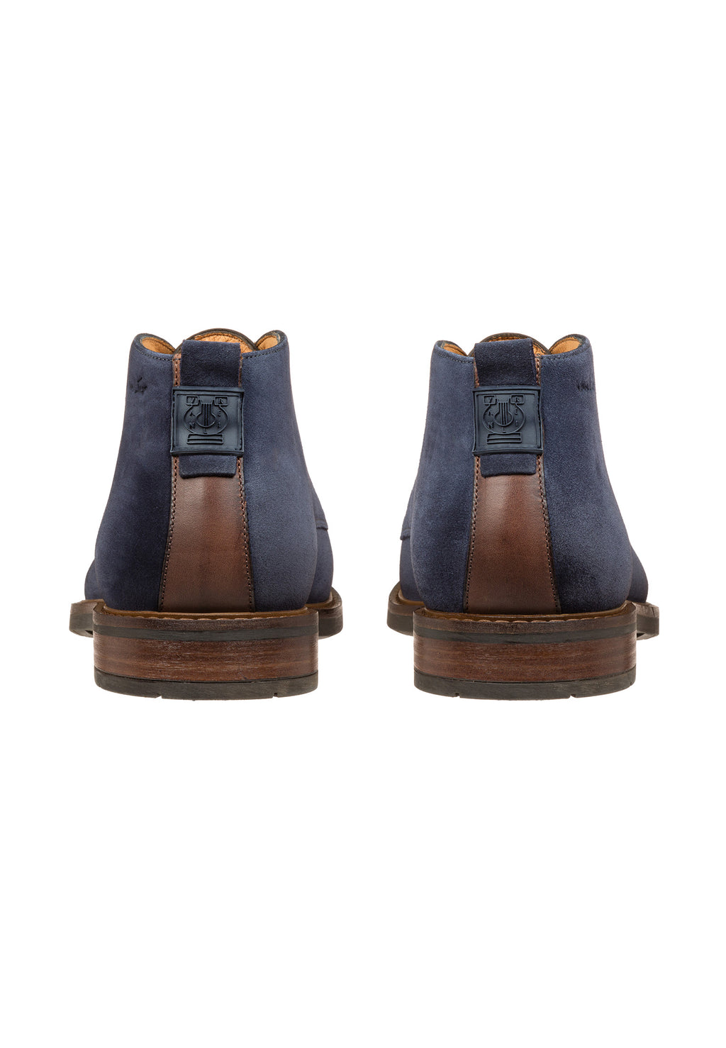 Navy Wildleder Boston Boot