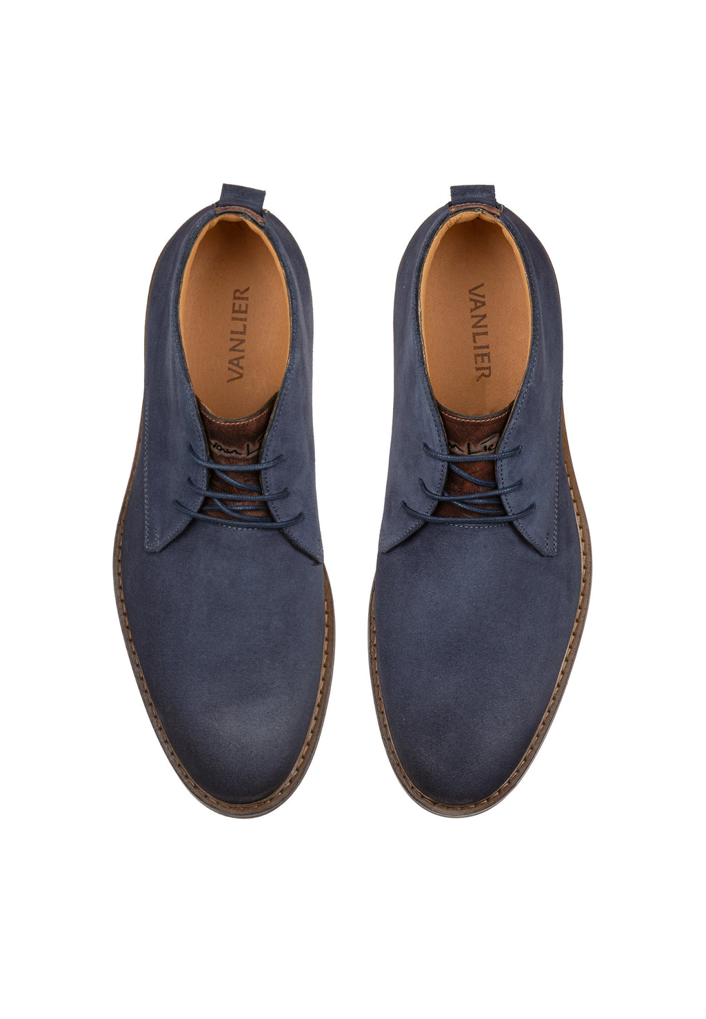 Navy Wildleder Boston Boot