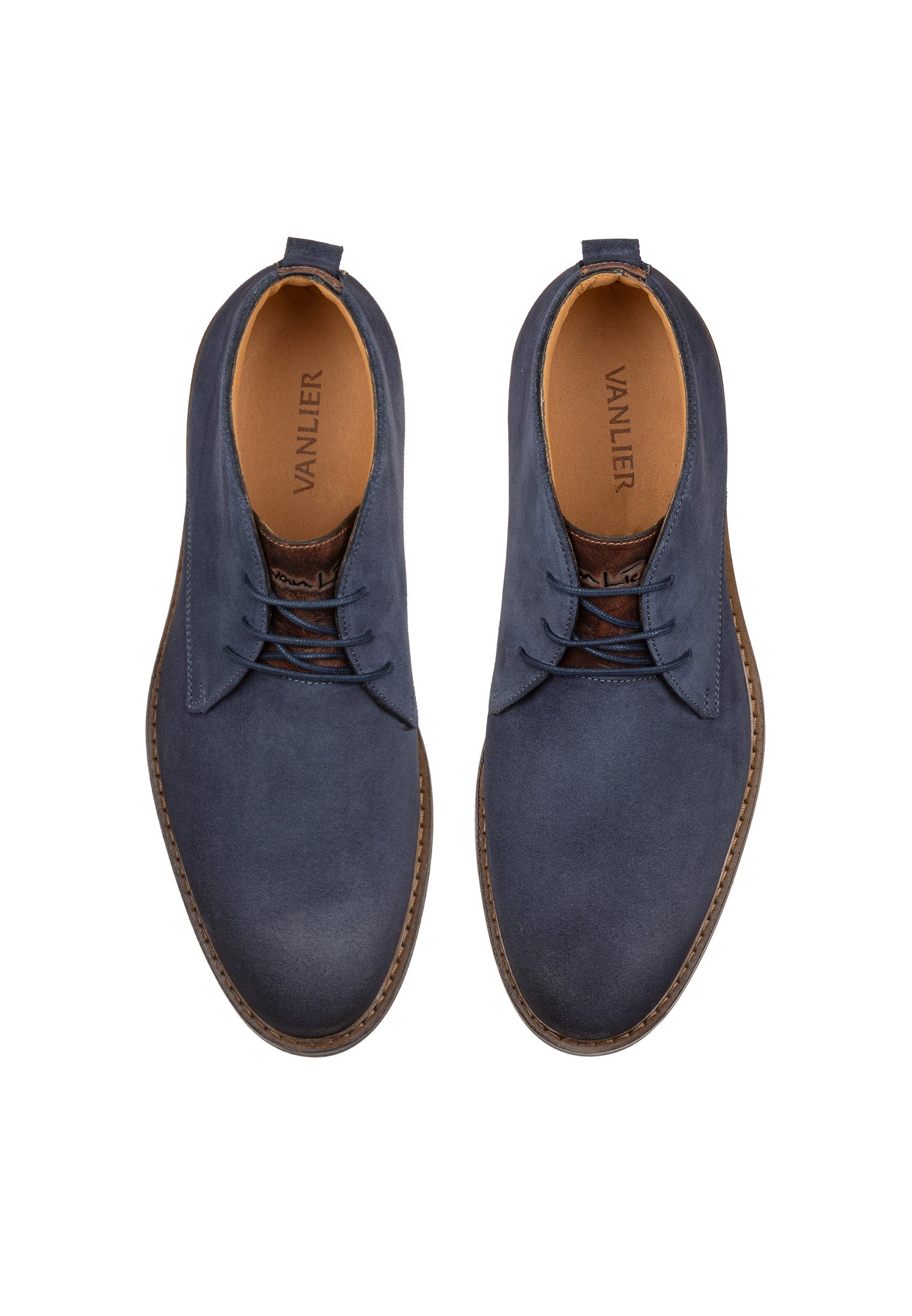 Navy Wildleder Boston Boot