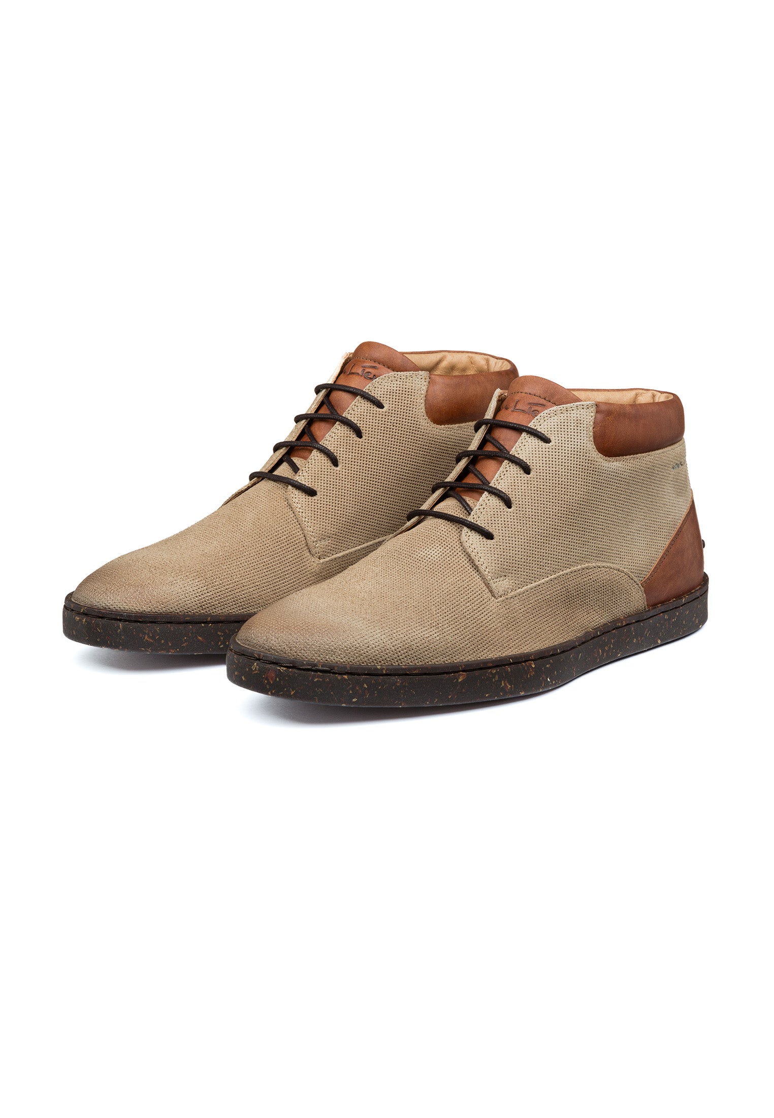 Sandbeige Wildleder Lugano Boot