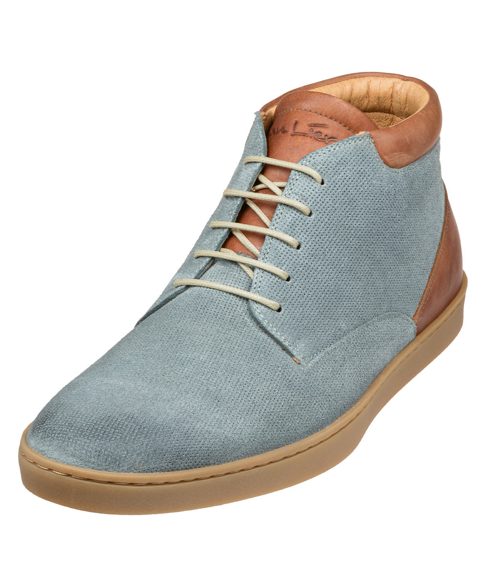 Licht blauw suède Lugano boot