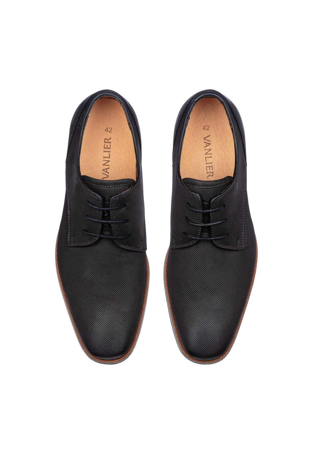 Antraciet grijs nubuck Amalfi veterschoen