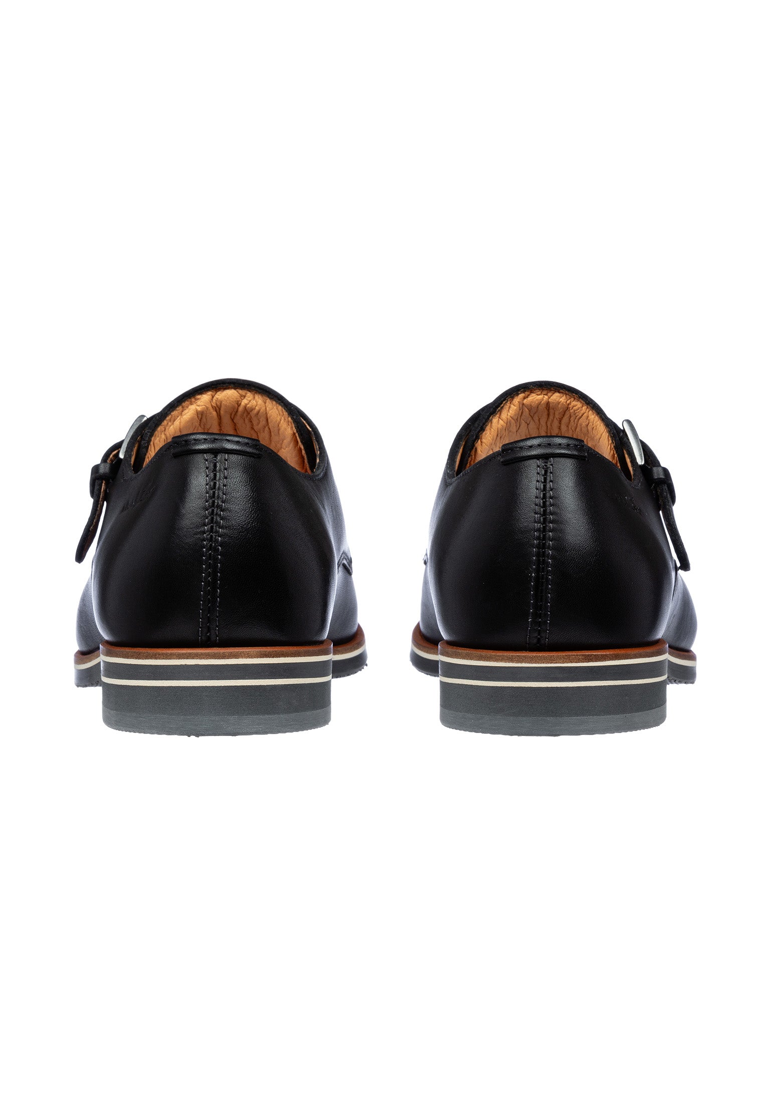 Schwarzer Glattleder Amalfi Schnallenschuh