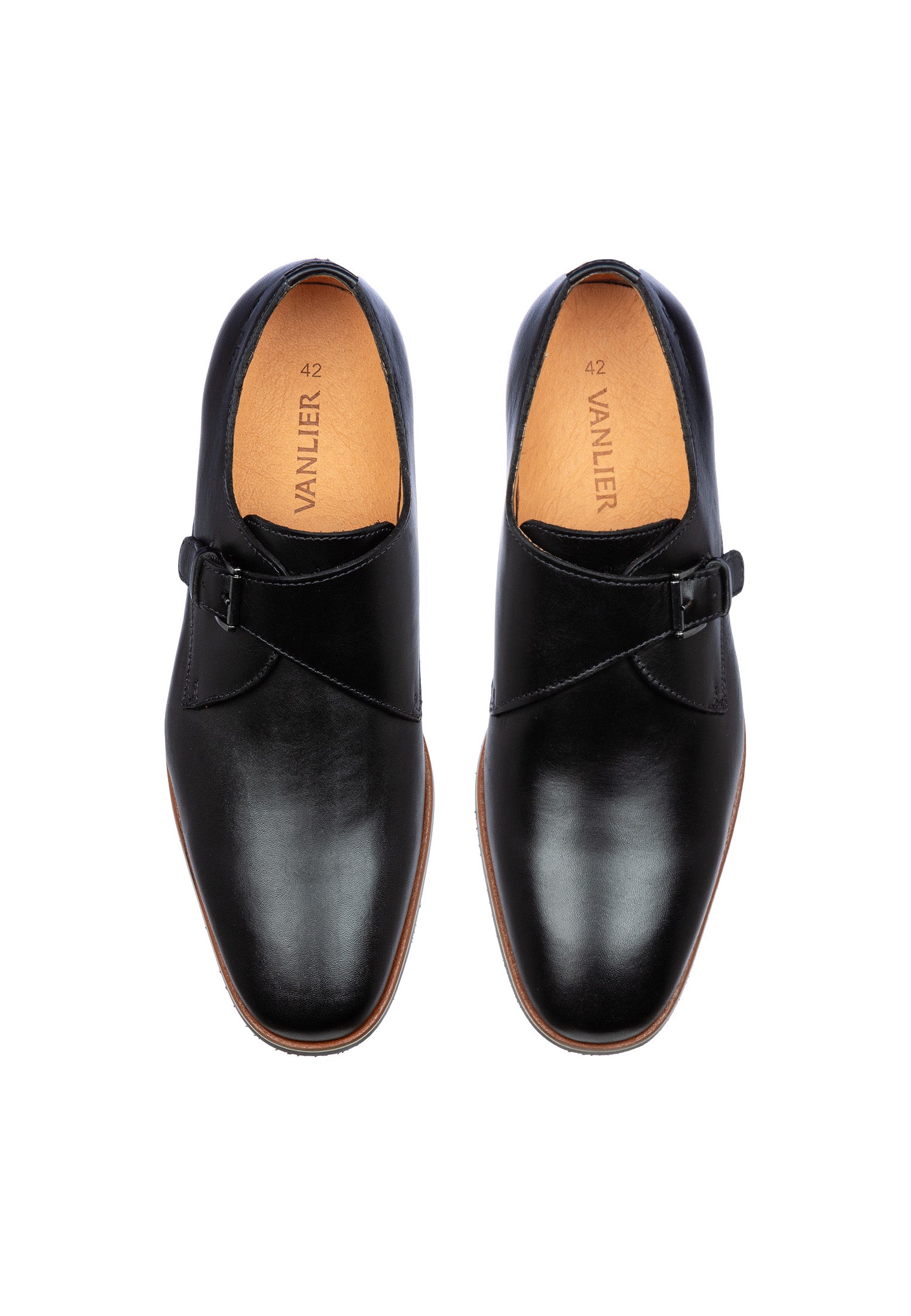 Schwarzer Glattleder Amalfi Schnallenschuh