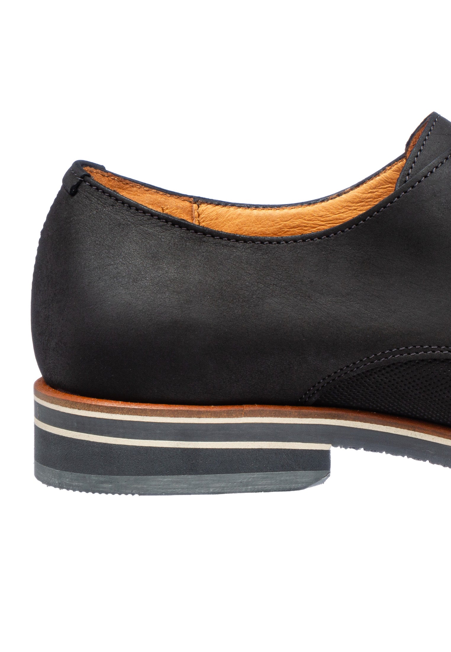 Anthrazitgrauer Nubuk-Loafer mit Schnalle