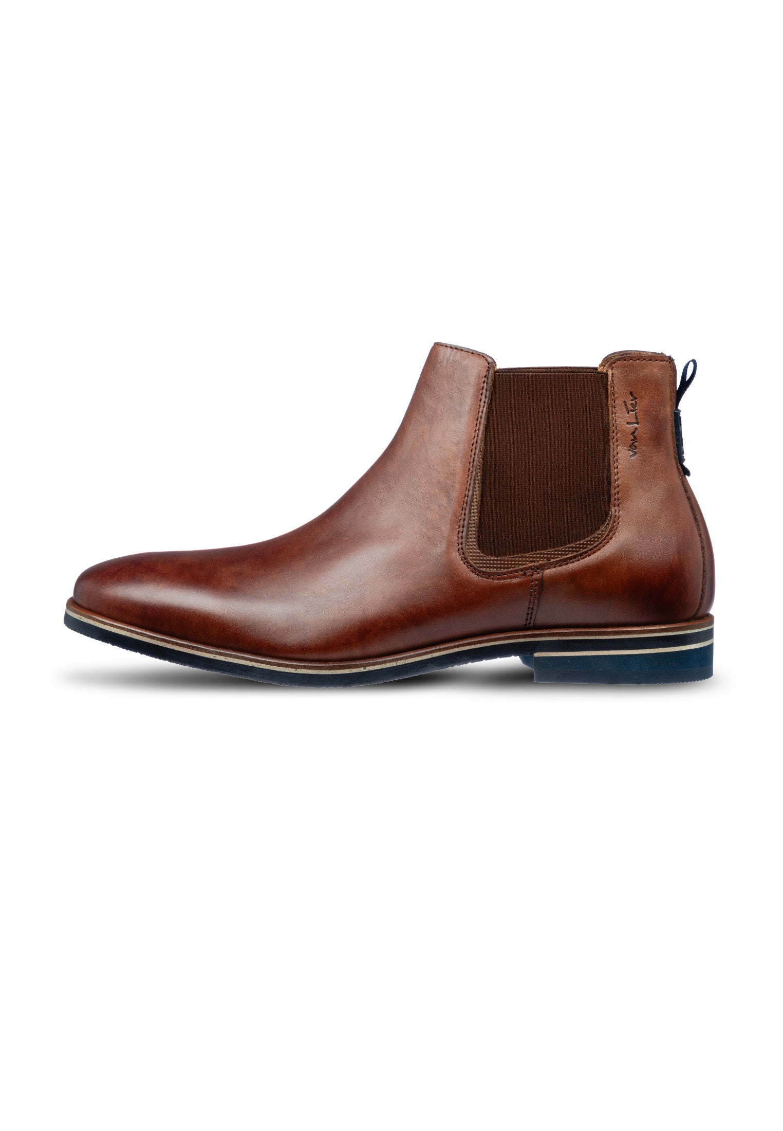 Helles Cognac Glattleder Amalfi Chelsea Boot