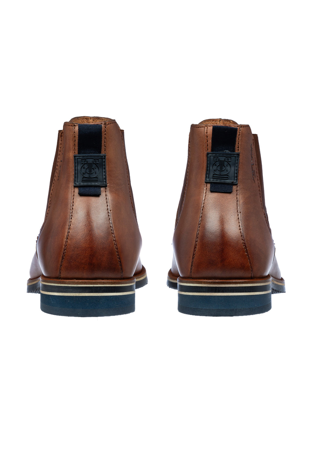 Helles Cognac Glattleder Amalfi Chelsea Boot